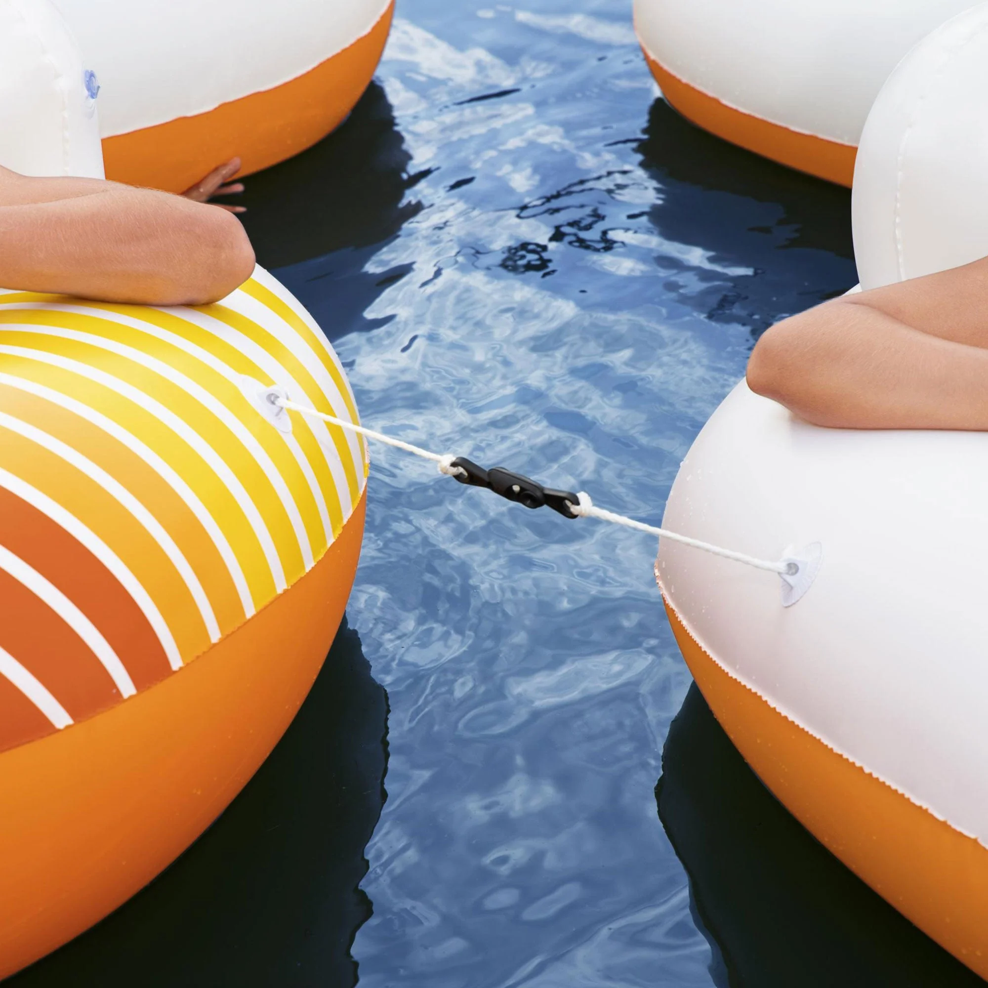 Bestway Hydro-Force Sunkissed Inflatable Tube for Pool, River, Beach, 4 Pack - Image 7