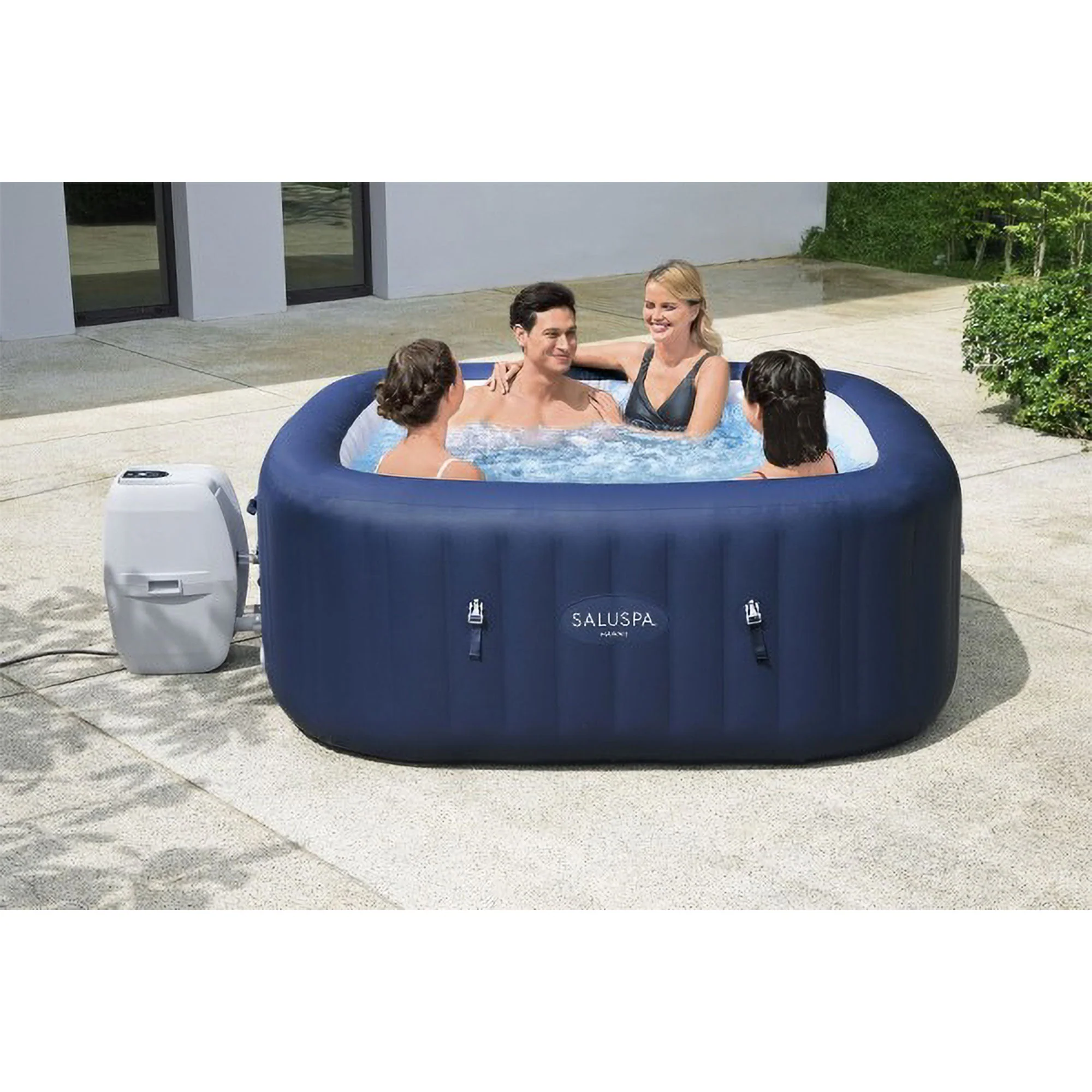 Bestway SaluSpa Hawaii AirJet Hot Tub + Bestway SaluSpa Underwater Non Slip Pool - Image 7