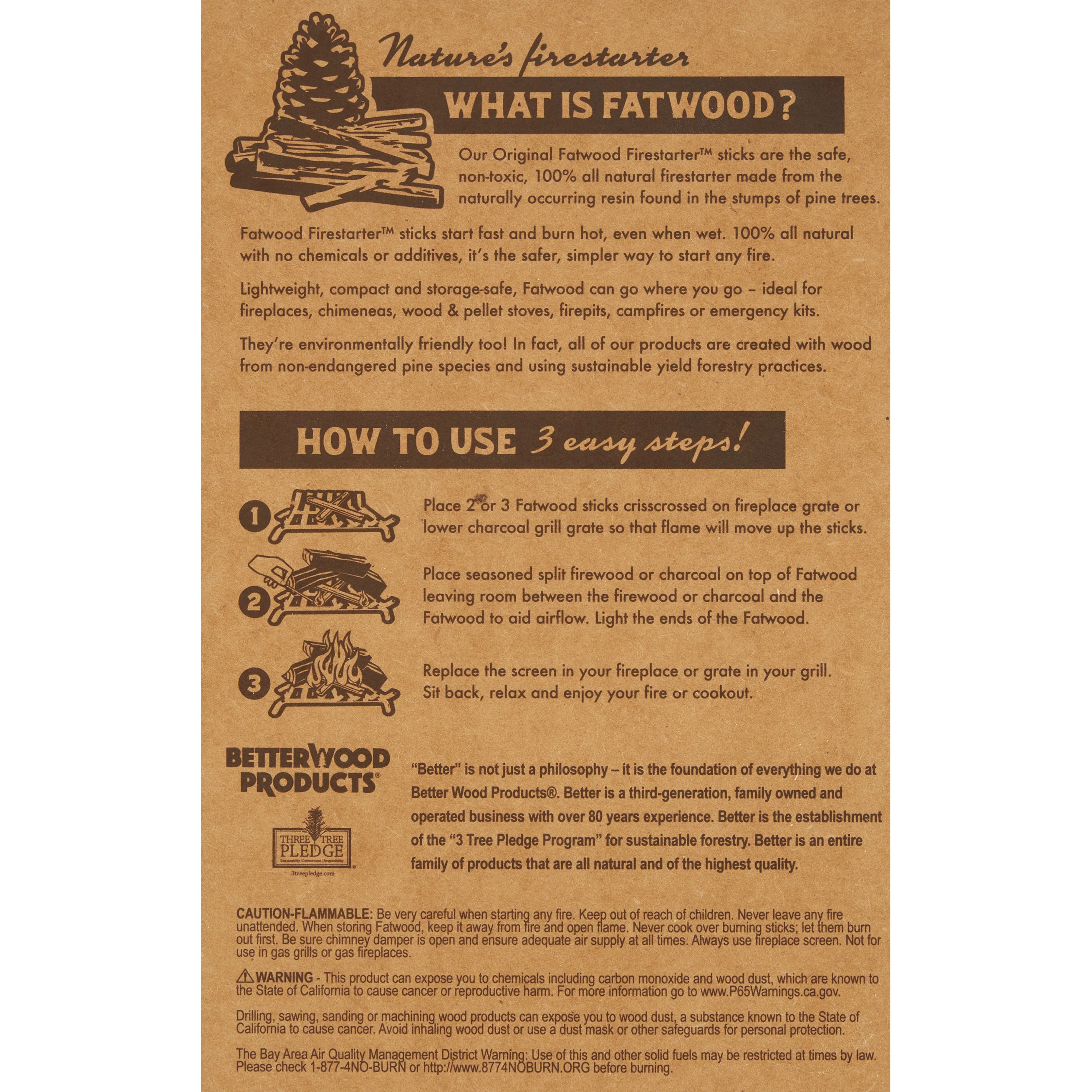 Better Wood Products Protect the Parks Series Fatwood Firestarter Crate, Glacier - Image 9