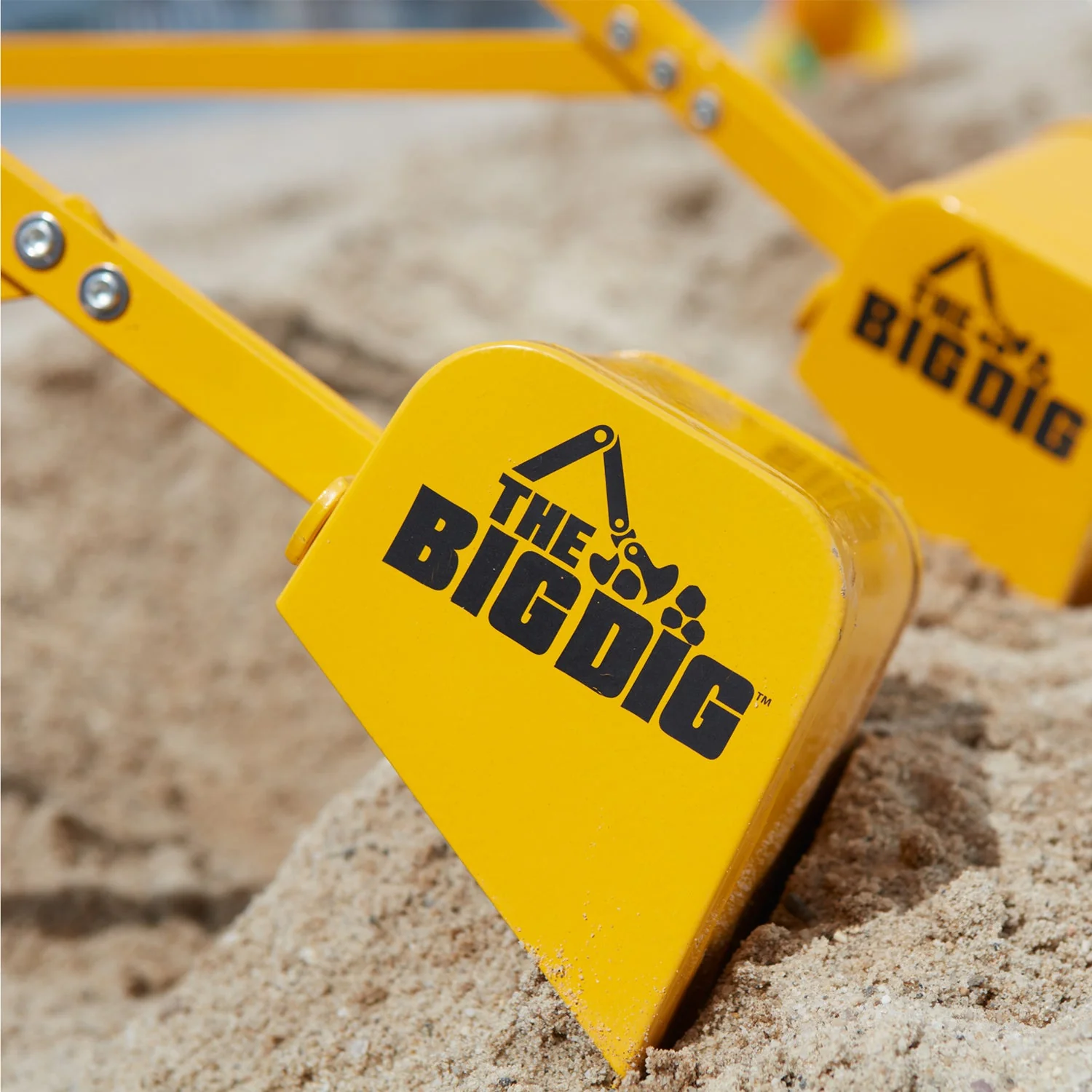Big Dig Rolling Sandbox Digger Excavator Crane w/ 360 Rotation Base (2 Pack) - Image 7