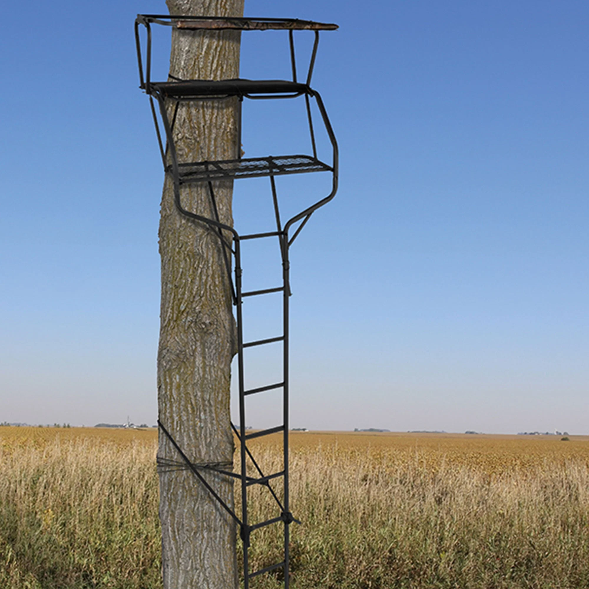 Big Game Guardian DXT Portable 2 Hunter Tree Ladder Stand, 18 Foot (2 Pack) - Image 4