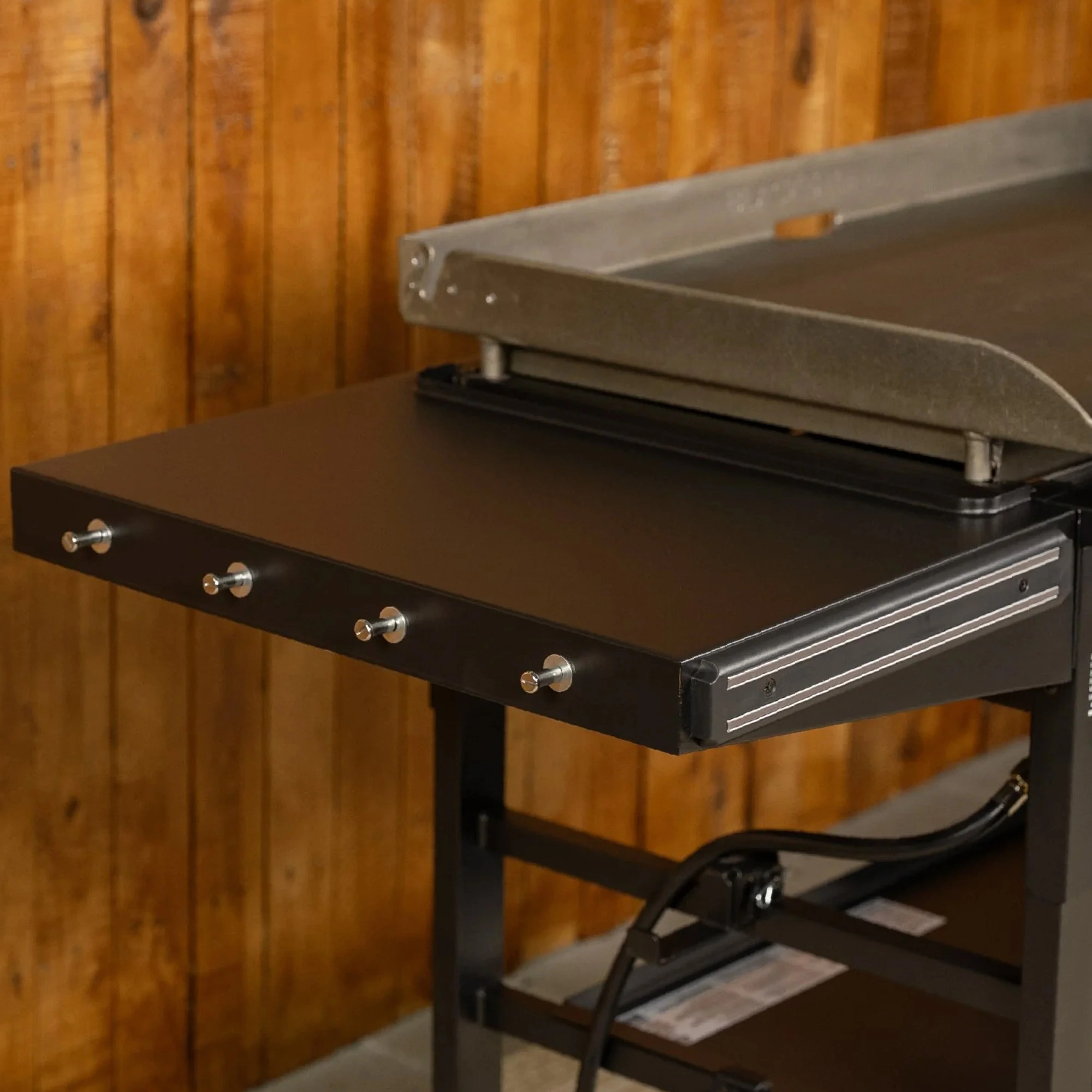 Blackstone Omnivore 36 Inch 4 Burner Outdoor Propane Gas Grill with Side Shelves - Image 9