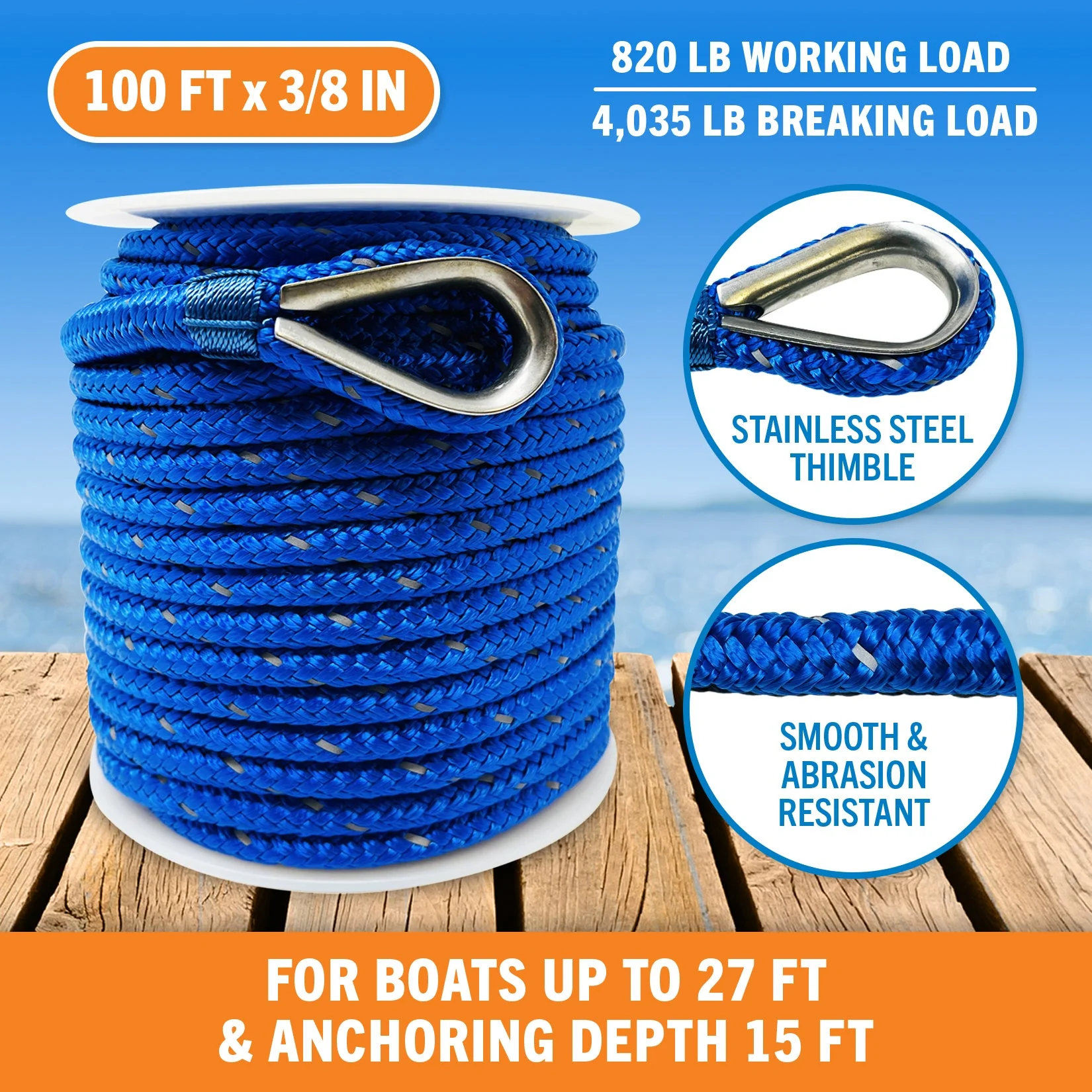 Boat Anchor Lines | Anchor Rope - Image 4
