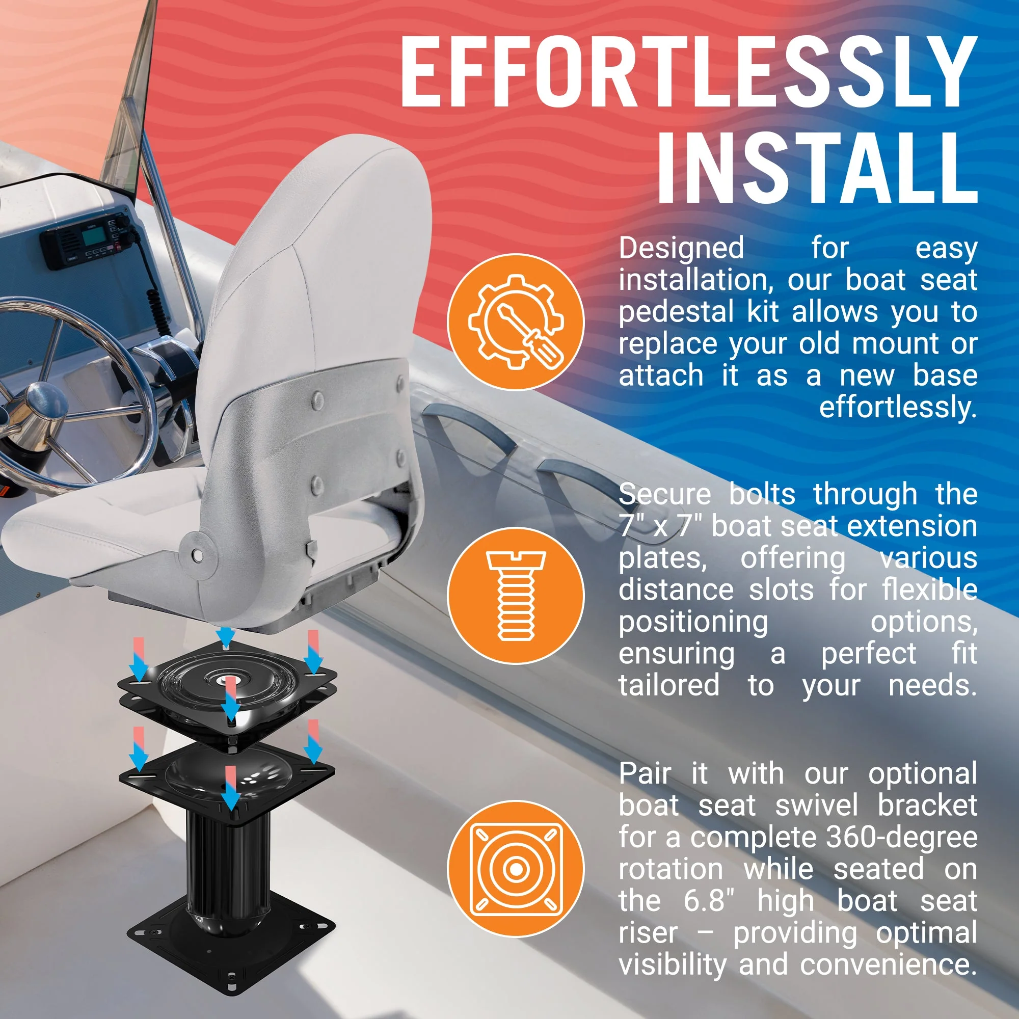 Boat Seat Pedestal - Image 3