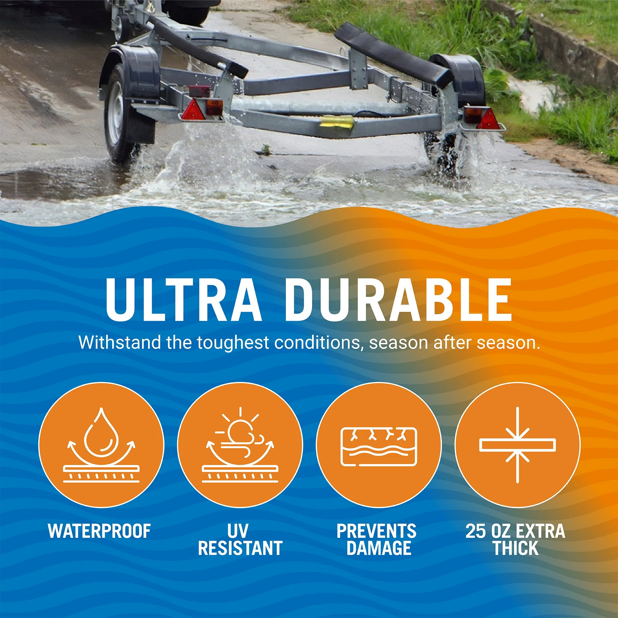 Boat Trailer Bunk Carpet for Bumpers - Image 2
