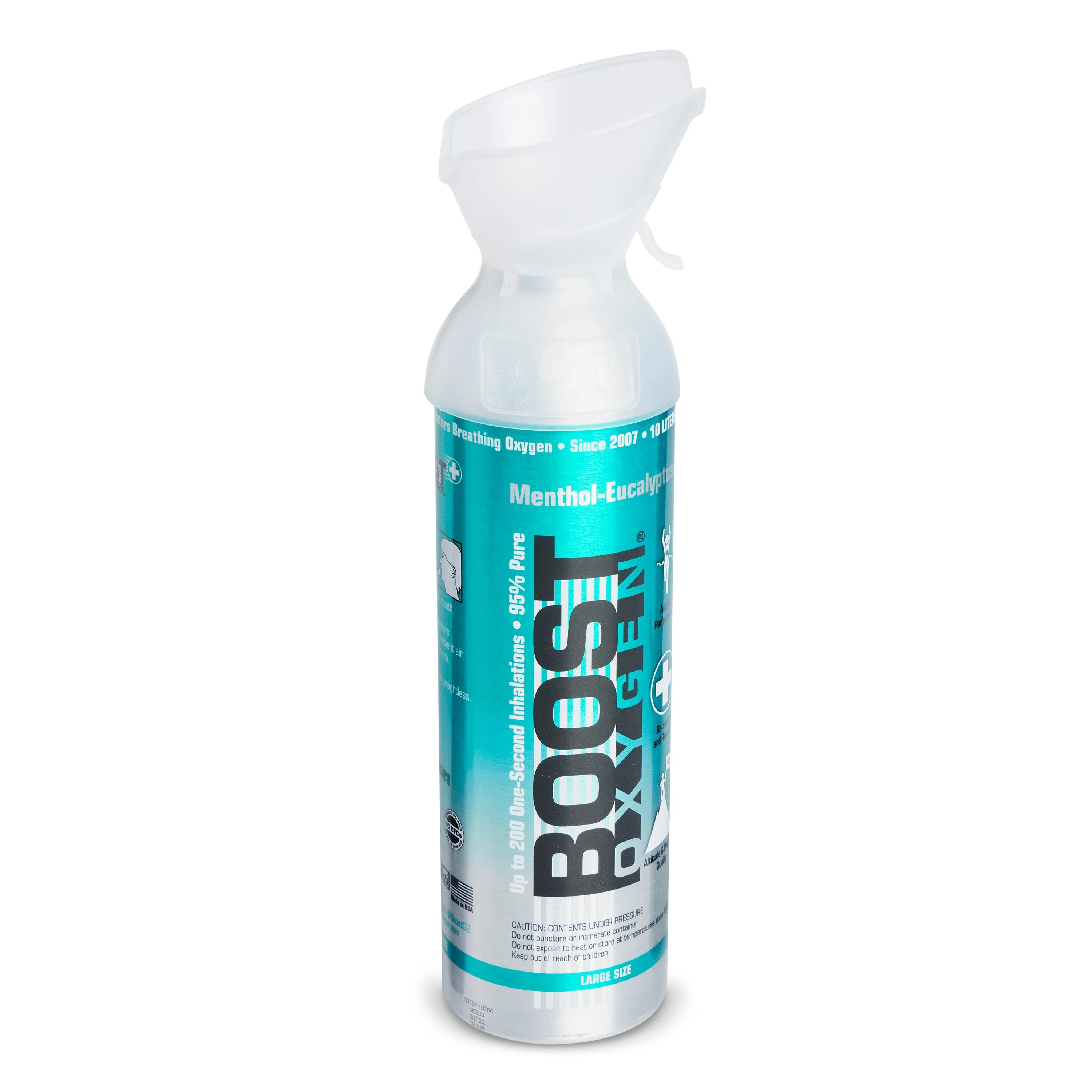 Boost Oxygen Natural Portable 10 Liter Pure Oxygen Variety Canister (8 Pack) - Image 2