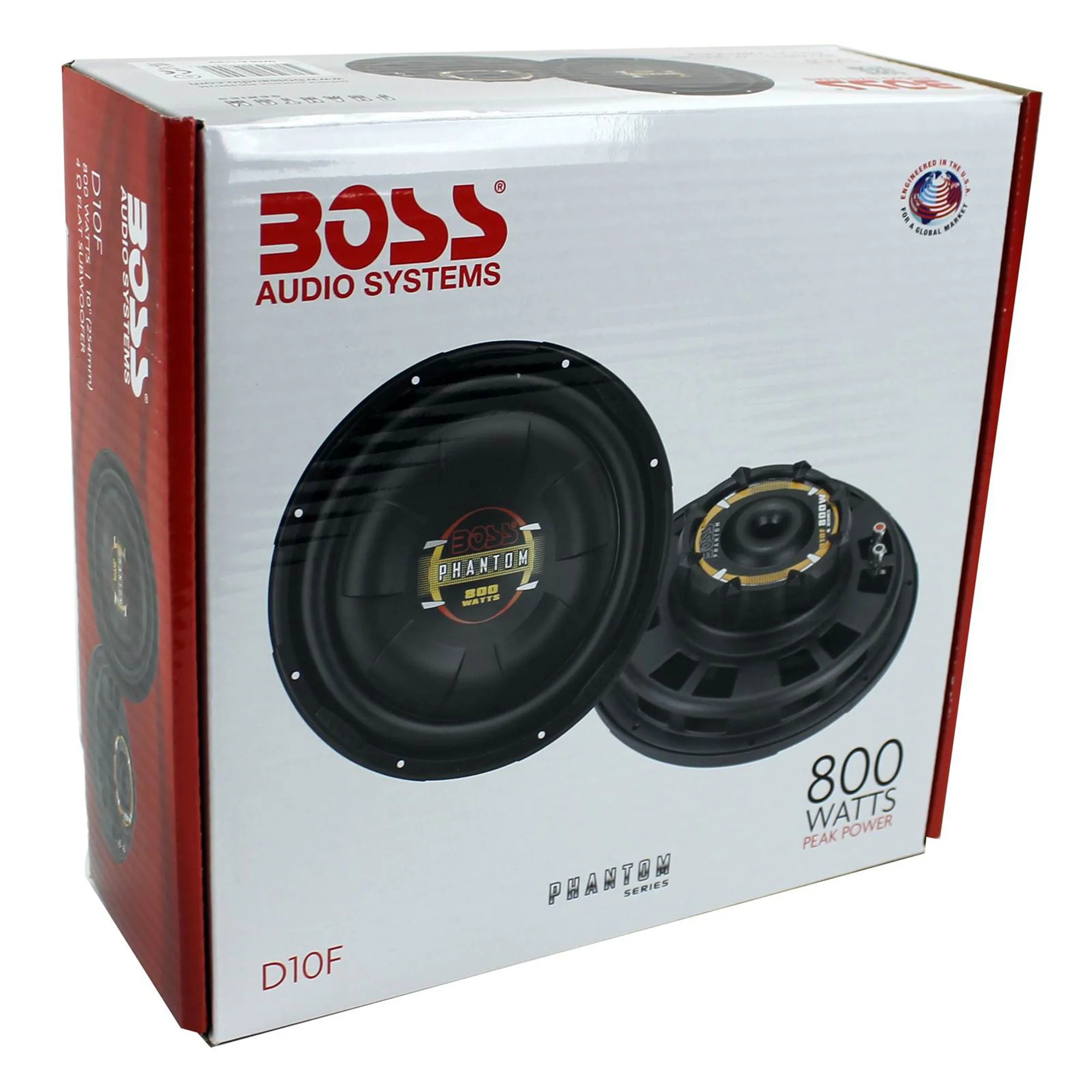 Boss 10 Inch 800W Shallow Slim Car Audio Subwoofer Power Sub Woofer Flat D10F - Image 7