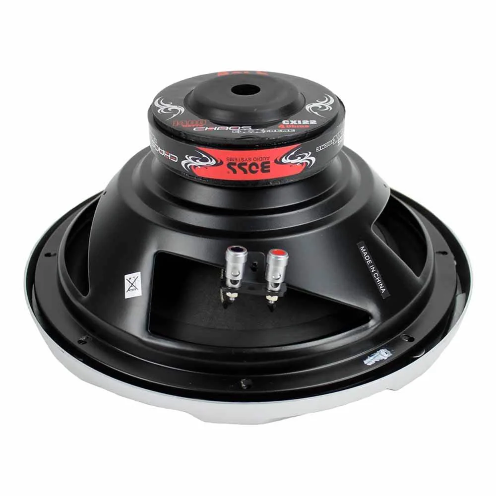 Boss Audio Chaos 12 Inch 1400 Watt 4 Ohm Car Audio Power Subwoofer CX122 - Image 4