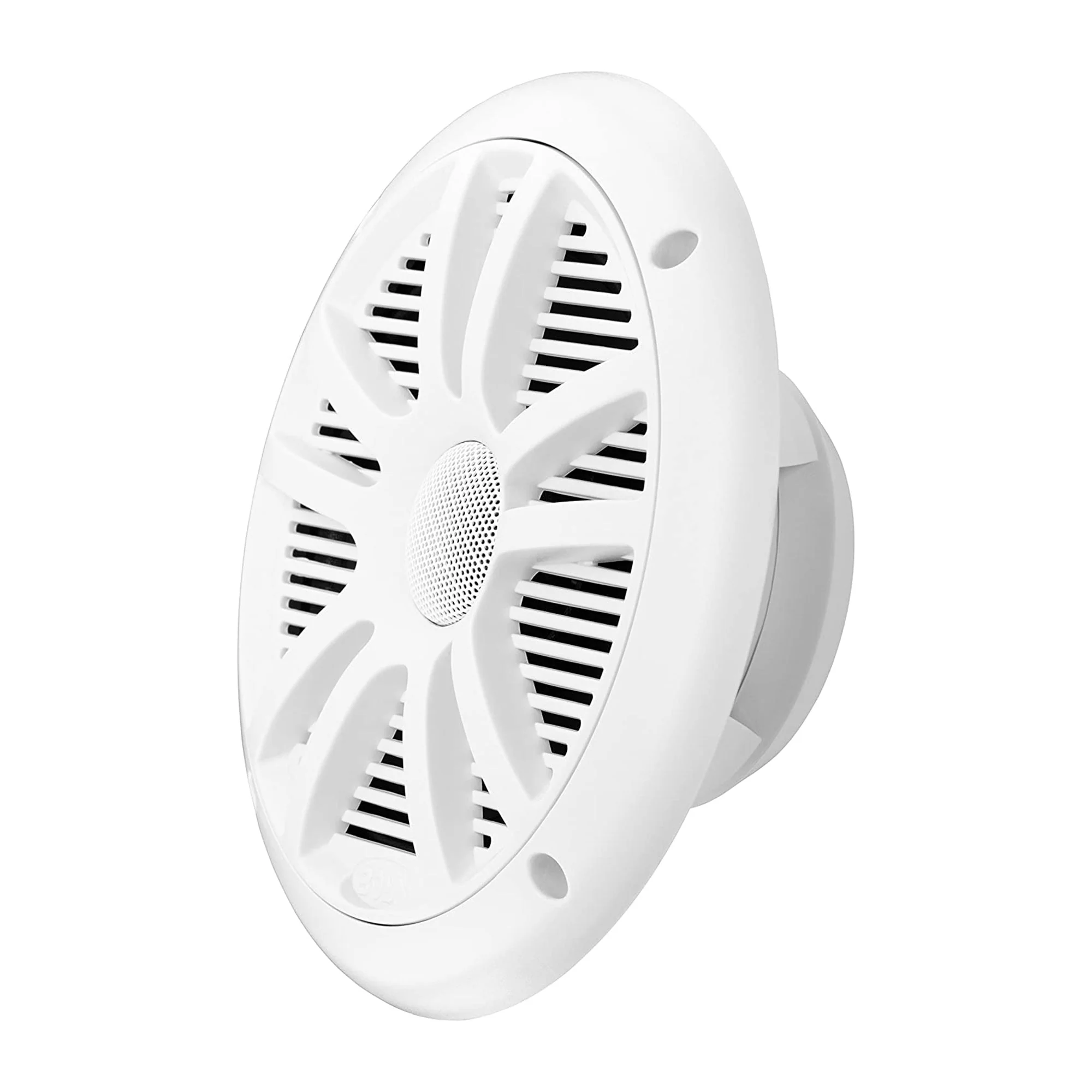 BOSS Audio MR6W 6.5" 360W Dual Cone Marine/Boat Speakers Stereo, White (4 Pack) - Image 9