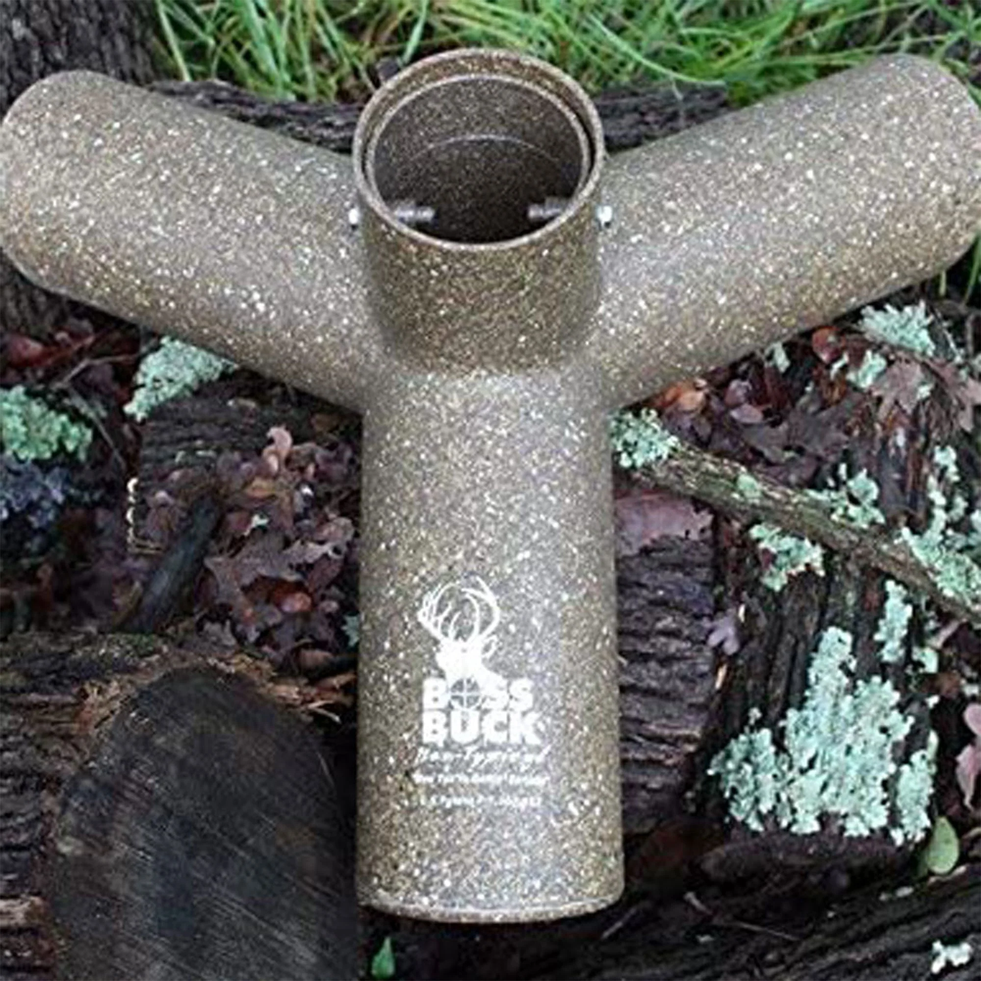 Boss Buck BB-1.10 Hunting Game Feeder with 3 10-Inch Feed Ports, Gray (2 Pack) - Image 6