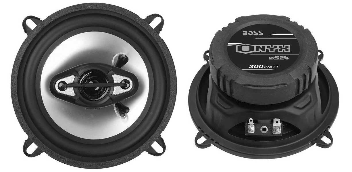 BOSS NX524 5.25" 300W and 6.5" 400W 4 Way Car Audio Coaxial Speaker Set (4 Pack) - Image 2