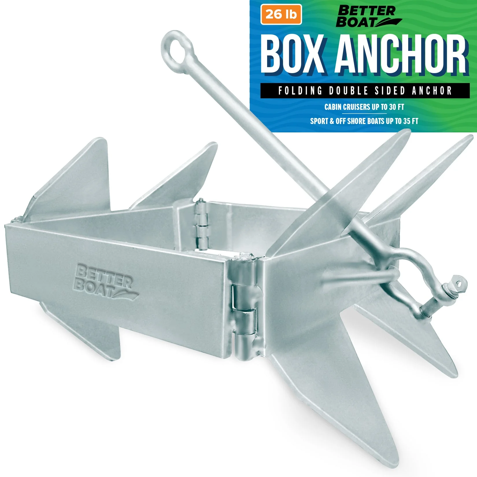 Box Anchor for Boats Folding Anchor - Image 10