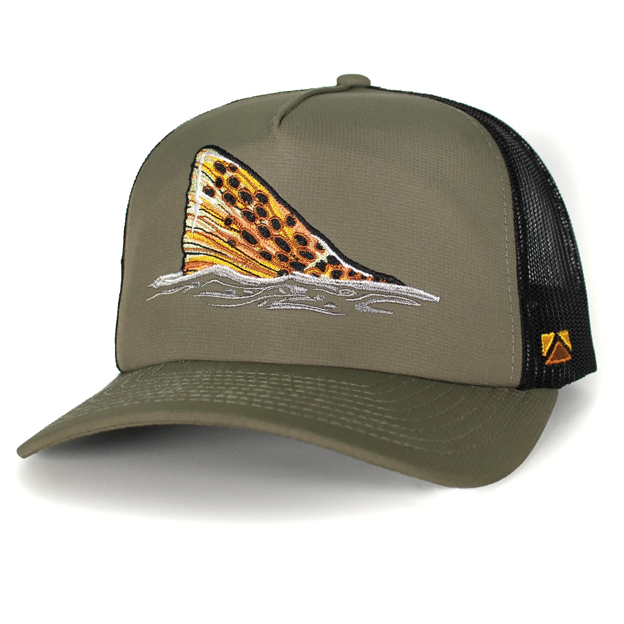 Brown Trout Tail Mesh Back 5-Panel - Image 4
