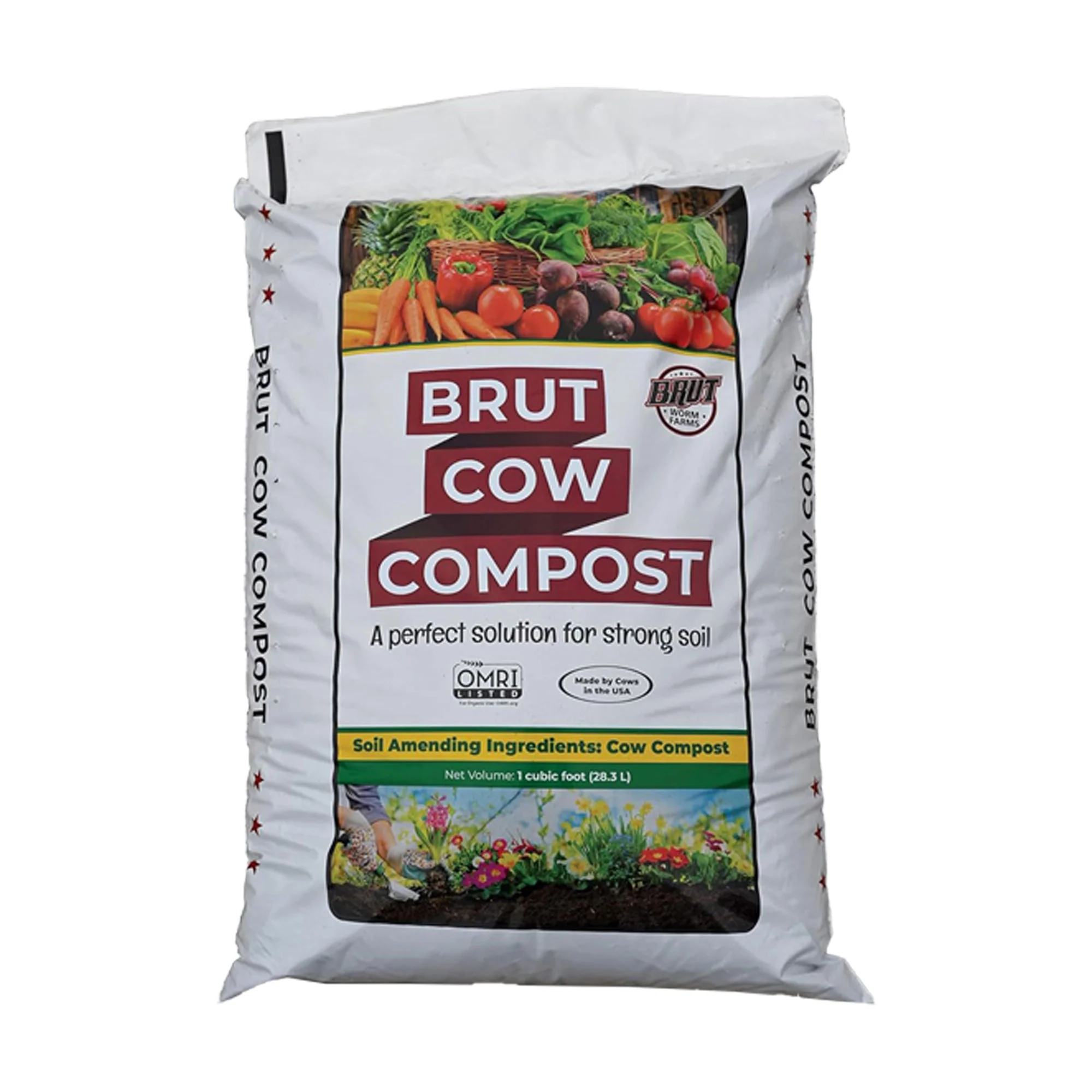 Brut Organic Chicken Compost Nutrient Rich Garden Fertilizer for Farm (10 Pack) - Image 2