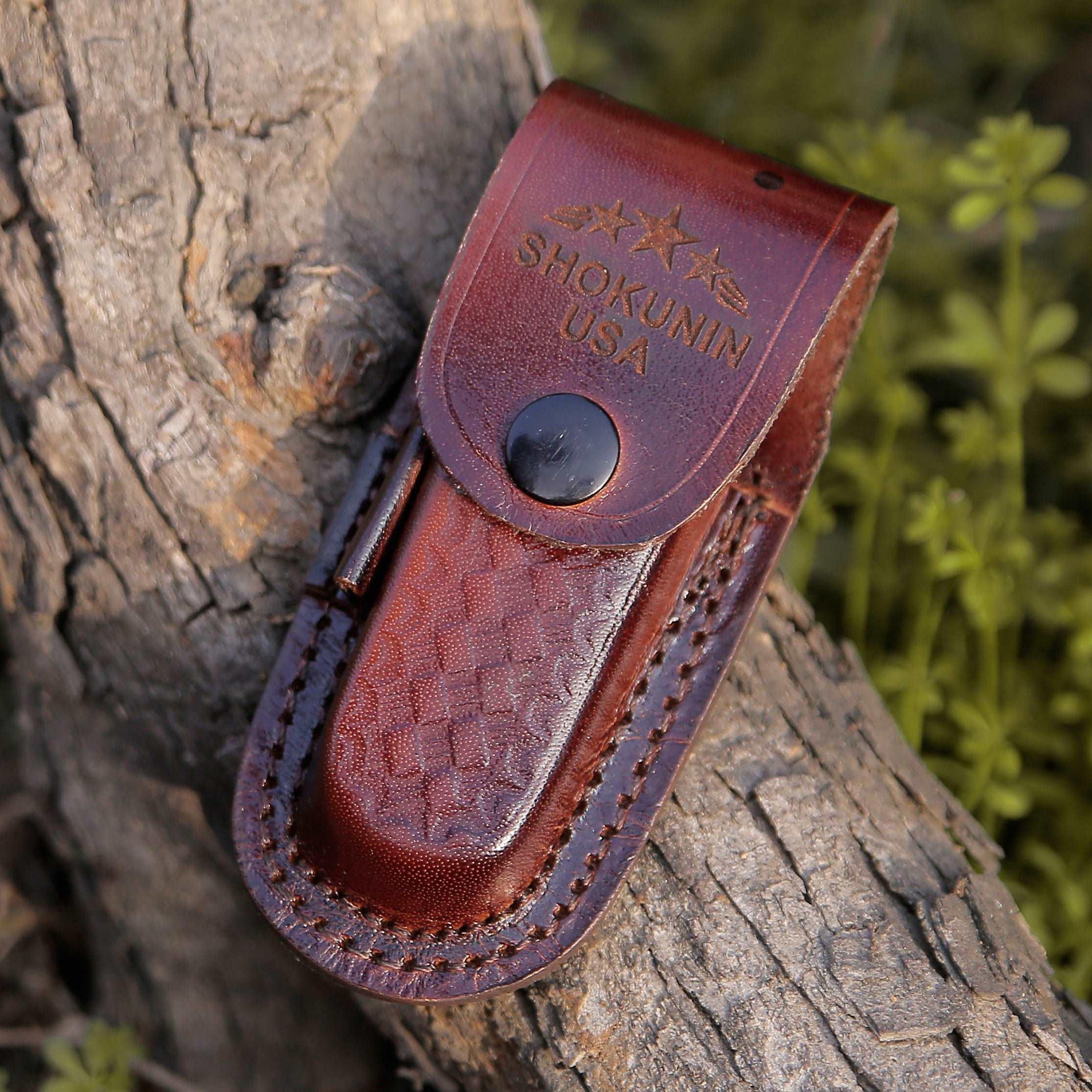Raze Pocket Knife Engraved with Exotic Rose Wood Handle - Image 4