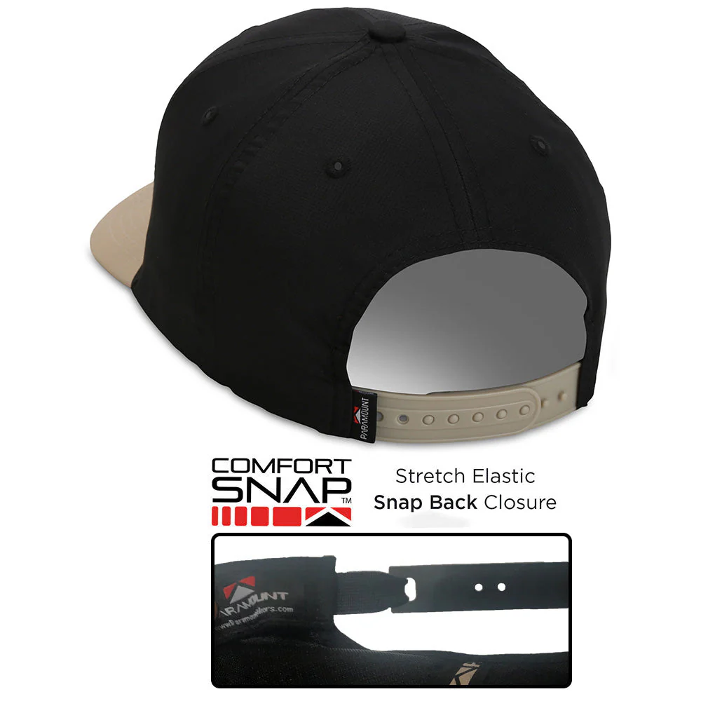 Bull Elk 6-Panel Riverside Cap ComfortSnap Snapback - Image 3
