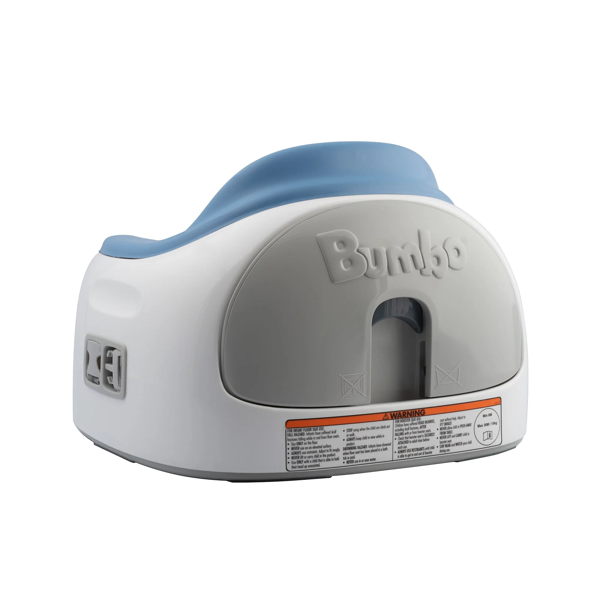 Bumbo Baby Toddler Adjustable 3 In 1 Booster High Chair, Powder Blue (2 Pack) - Image 9
