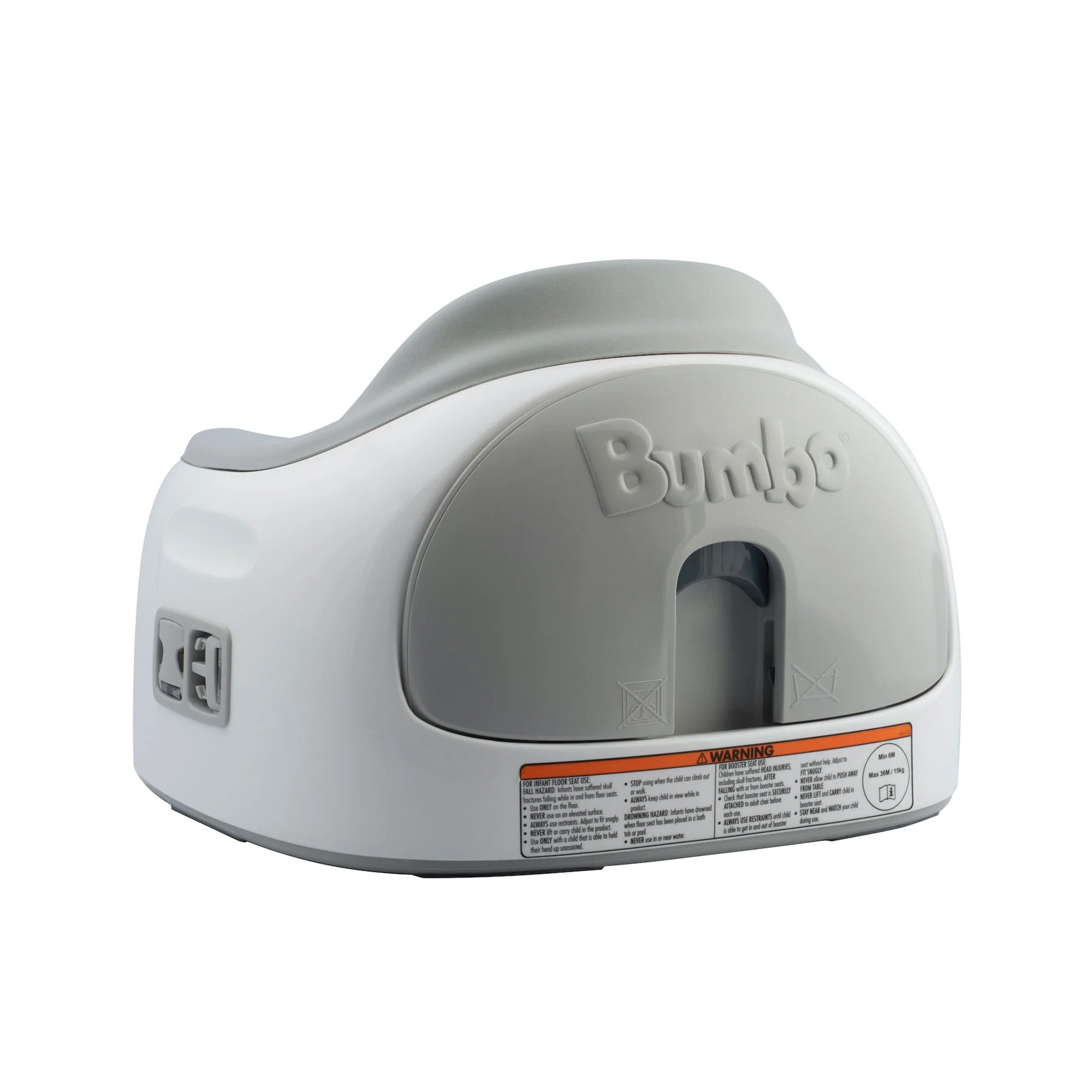 Bumbo Baby Toddler Adjustable 3-in-1 Booster Seat/High Chair & Tray, Cool Gray - Image 10