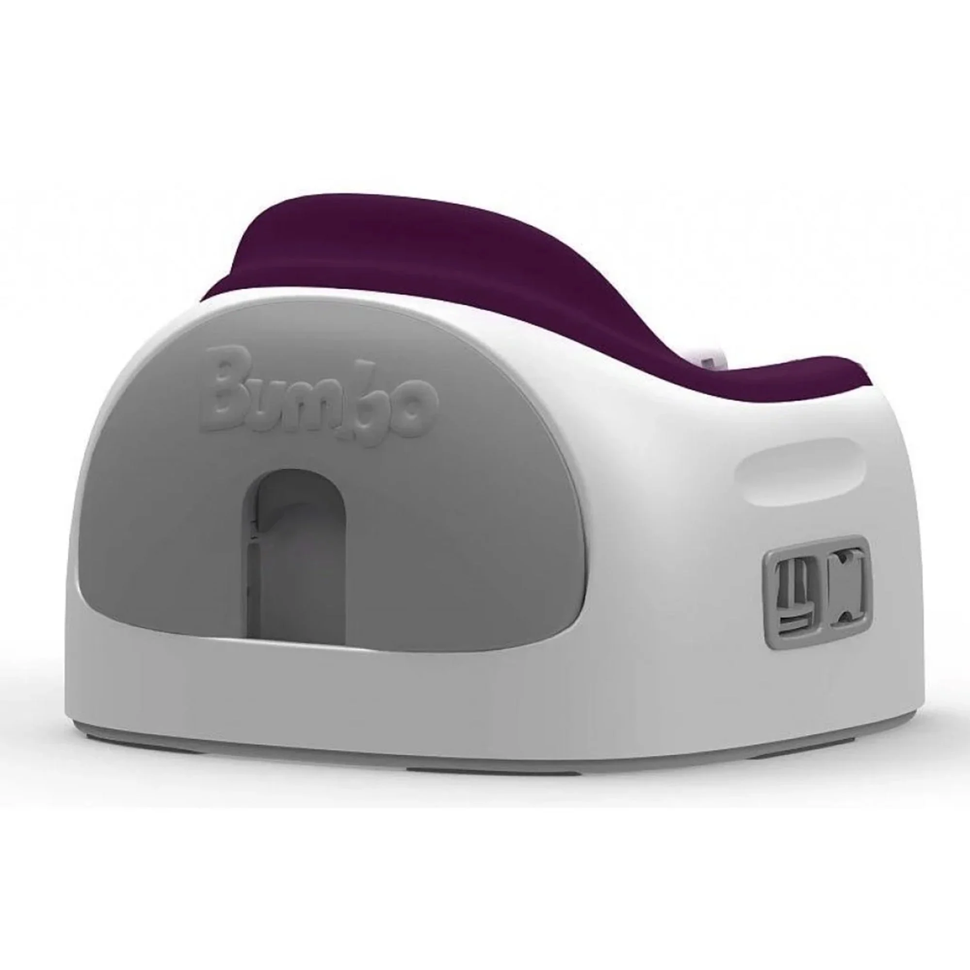 Bumbo Baby Toddler Soft Foam 3 in 1 Multi Seat with Tray and Buckle Straps, Plum - Image 2