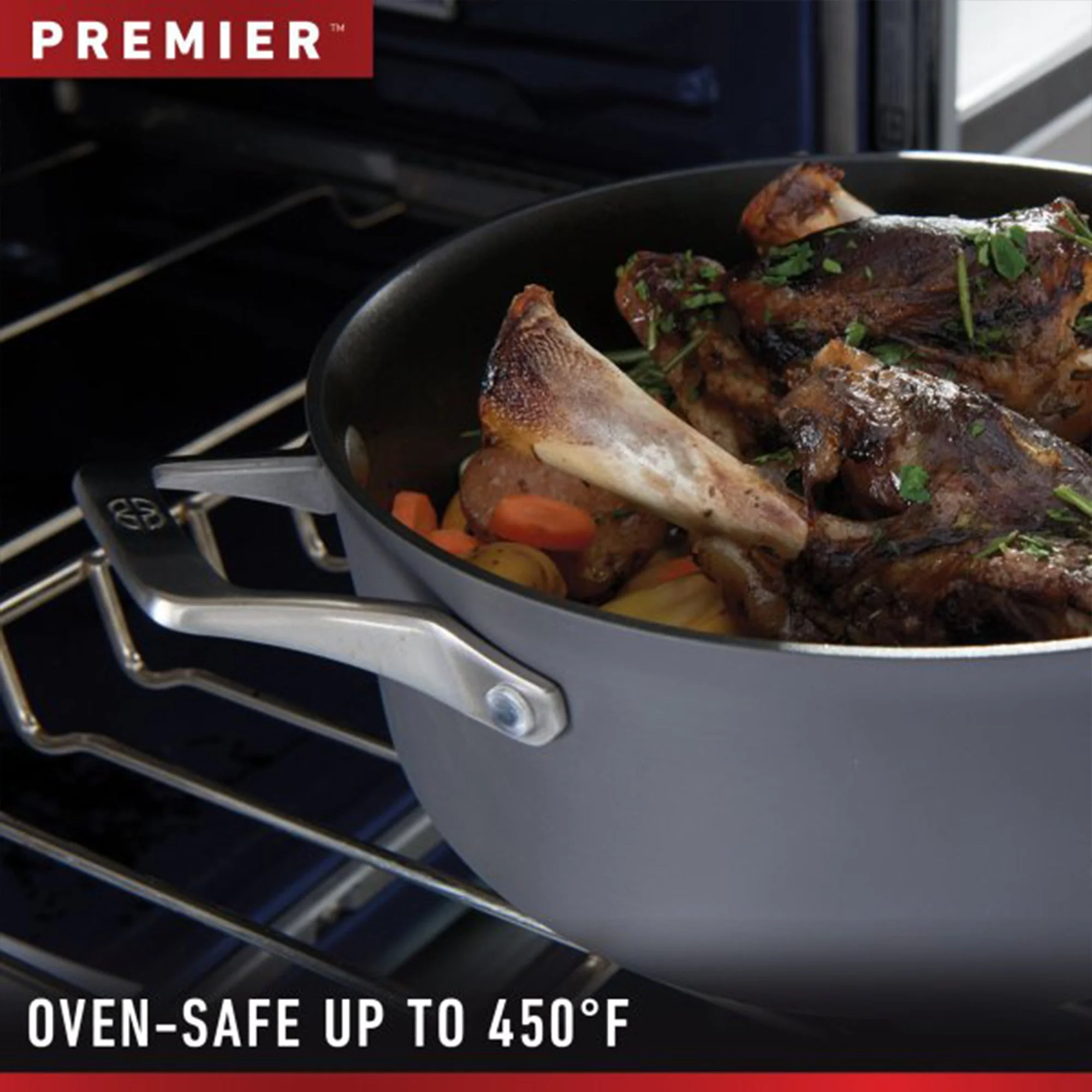 Calphalon Premier 11 Piece Hard Anodized Aluminum Nonstick Pots and Pans Set - Image 3