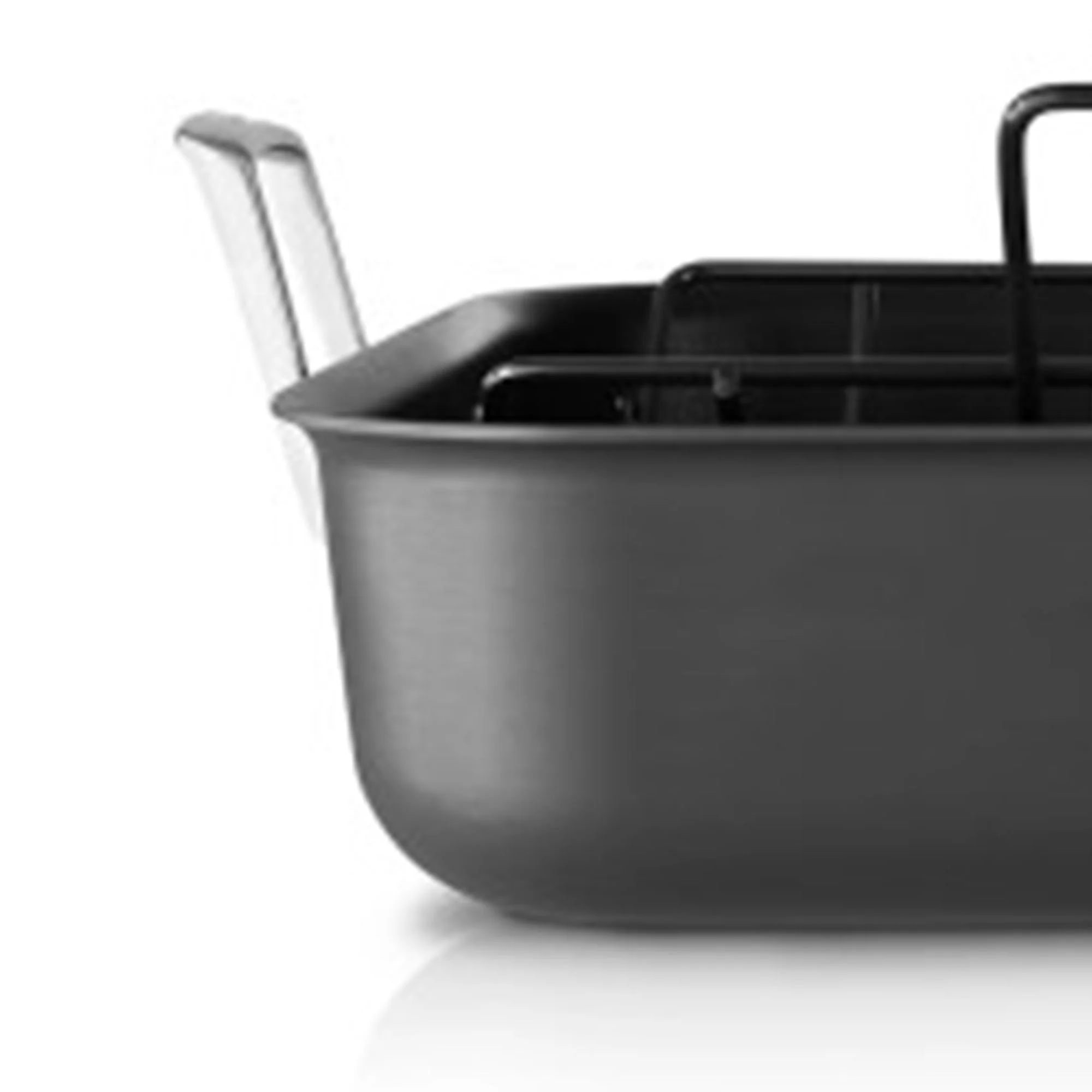 Calphalon Premier 16 Inch Hard Anodized Nonstick Roasting Pan with Elevated Rack - Image 2