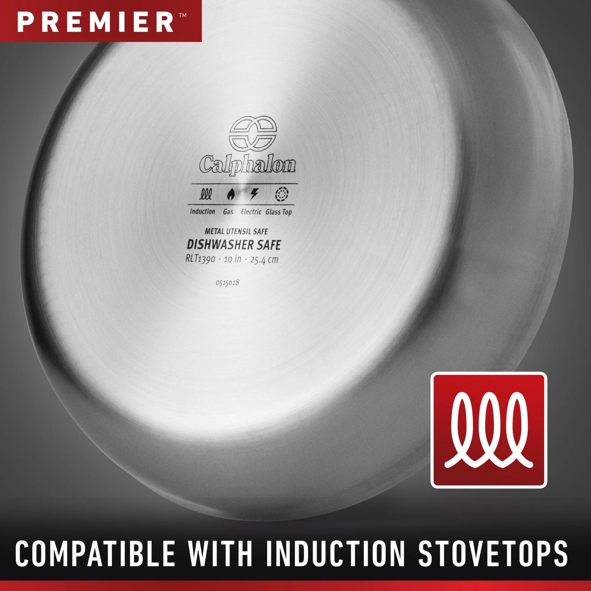 Calphalon Premier 8 Piece 3 Layer Oven Safe Stainless Steel Cookware Set w/Lids - Image 7