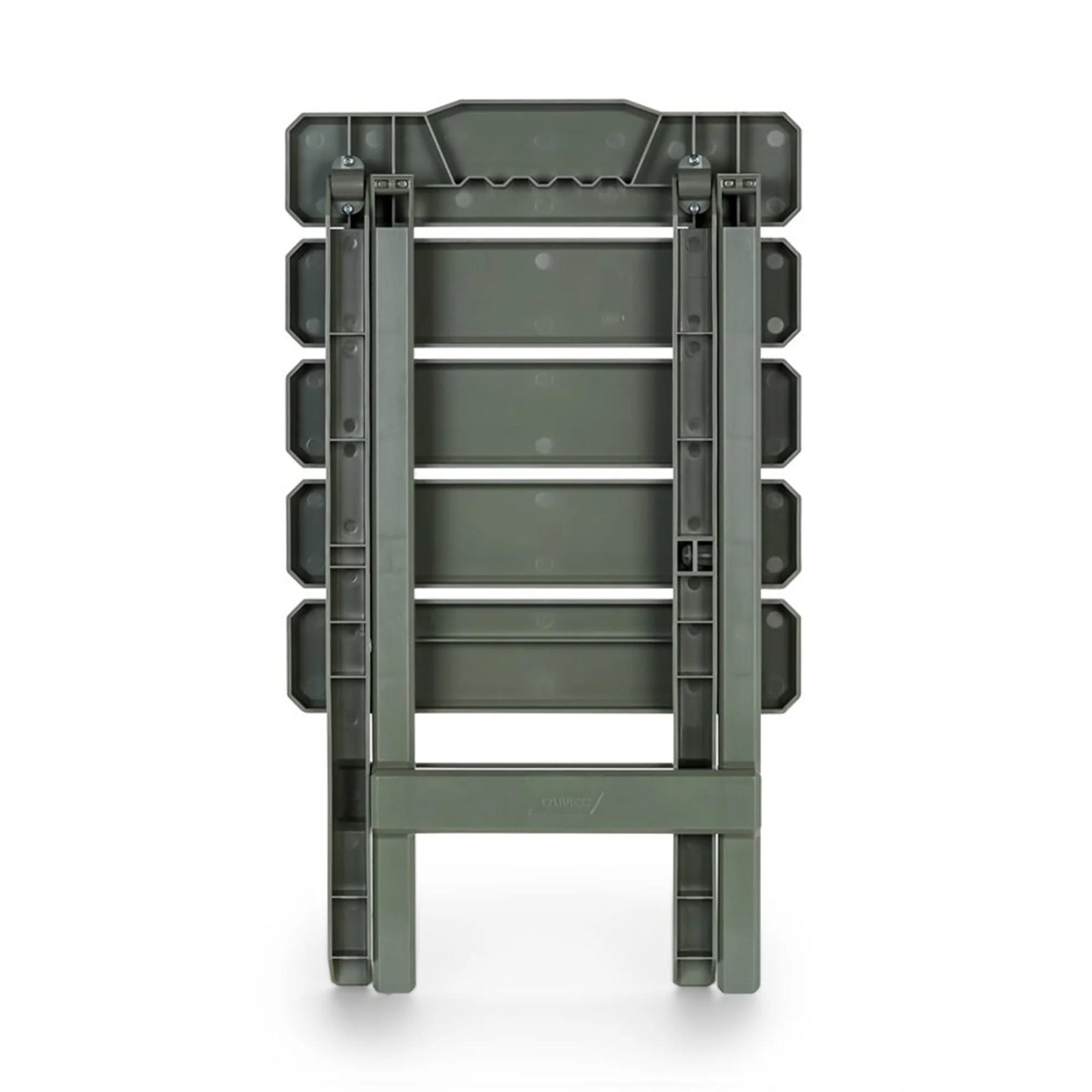 Camco Adirondack Outdoor Camping Small Plastic Folding Side Table, Sage (2 Pack) - Image 7