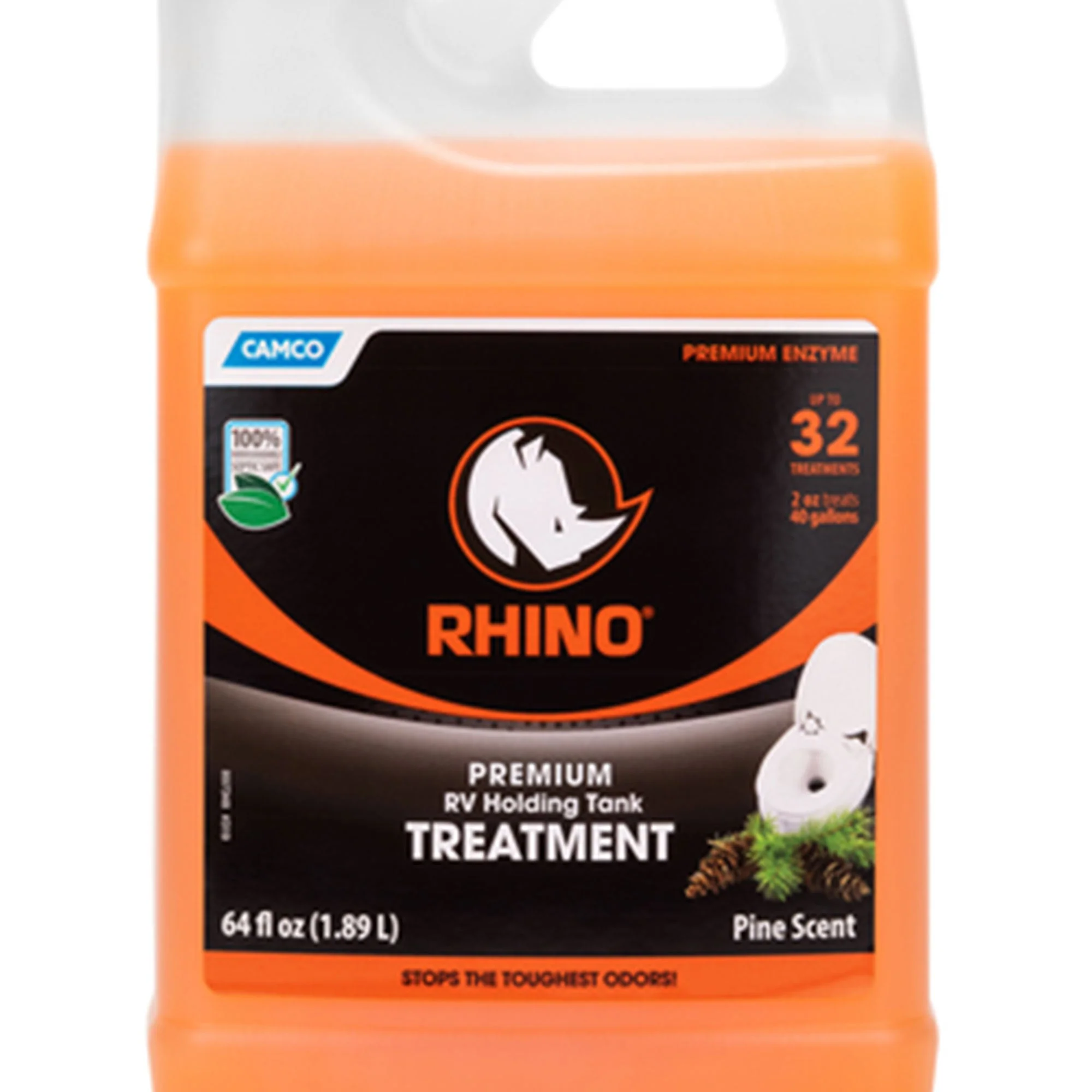 Camco RhinoFLEX 64 Ounce Enzyme RV Holding Tank Treatment for RVing and Boating - Image 10