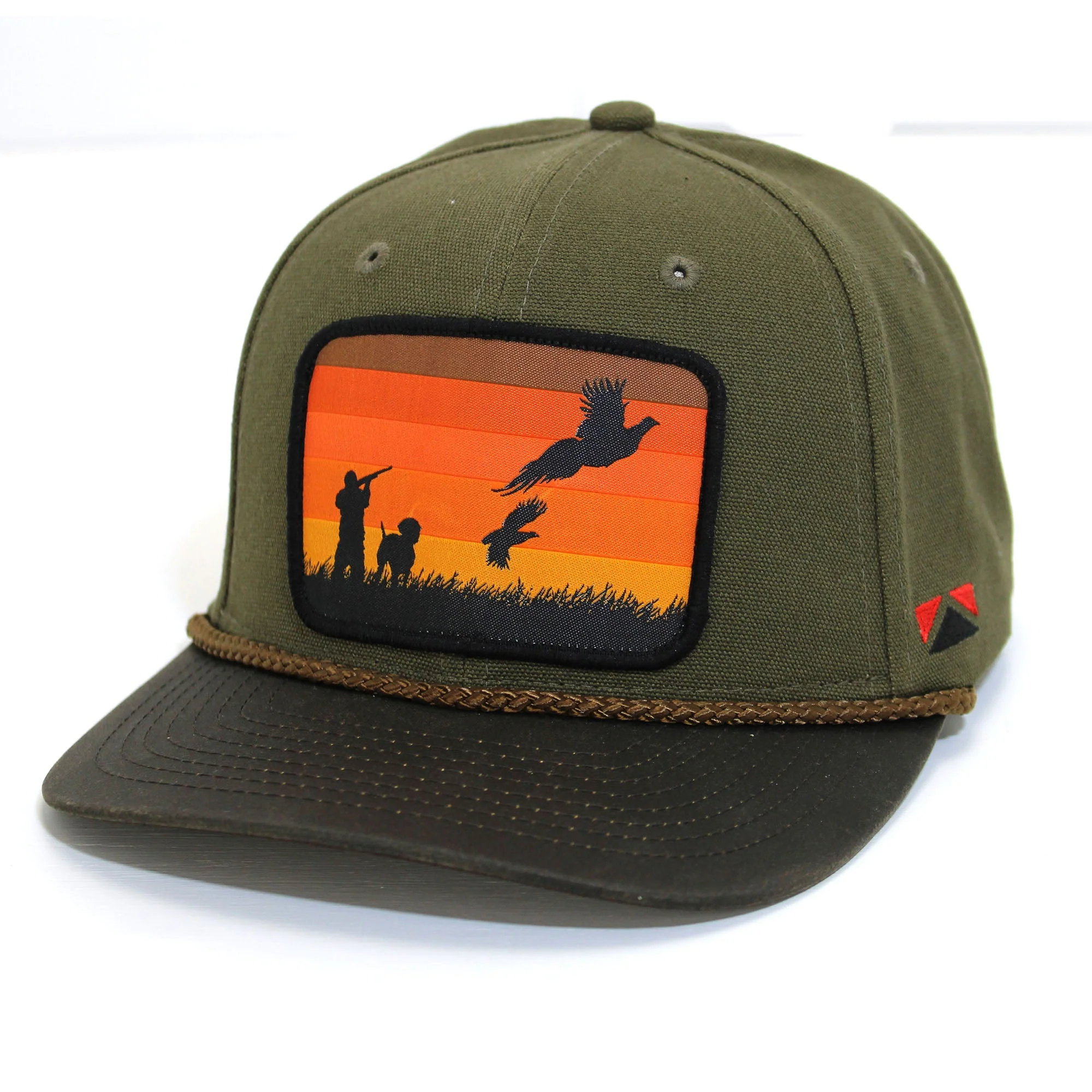 Canvas Upland Flush Patch Hat with Wax Cloth Visor - Image 10