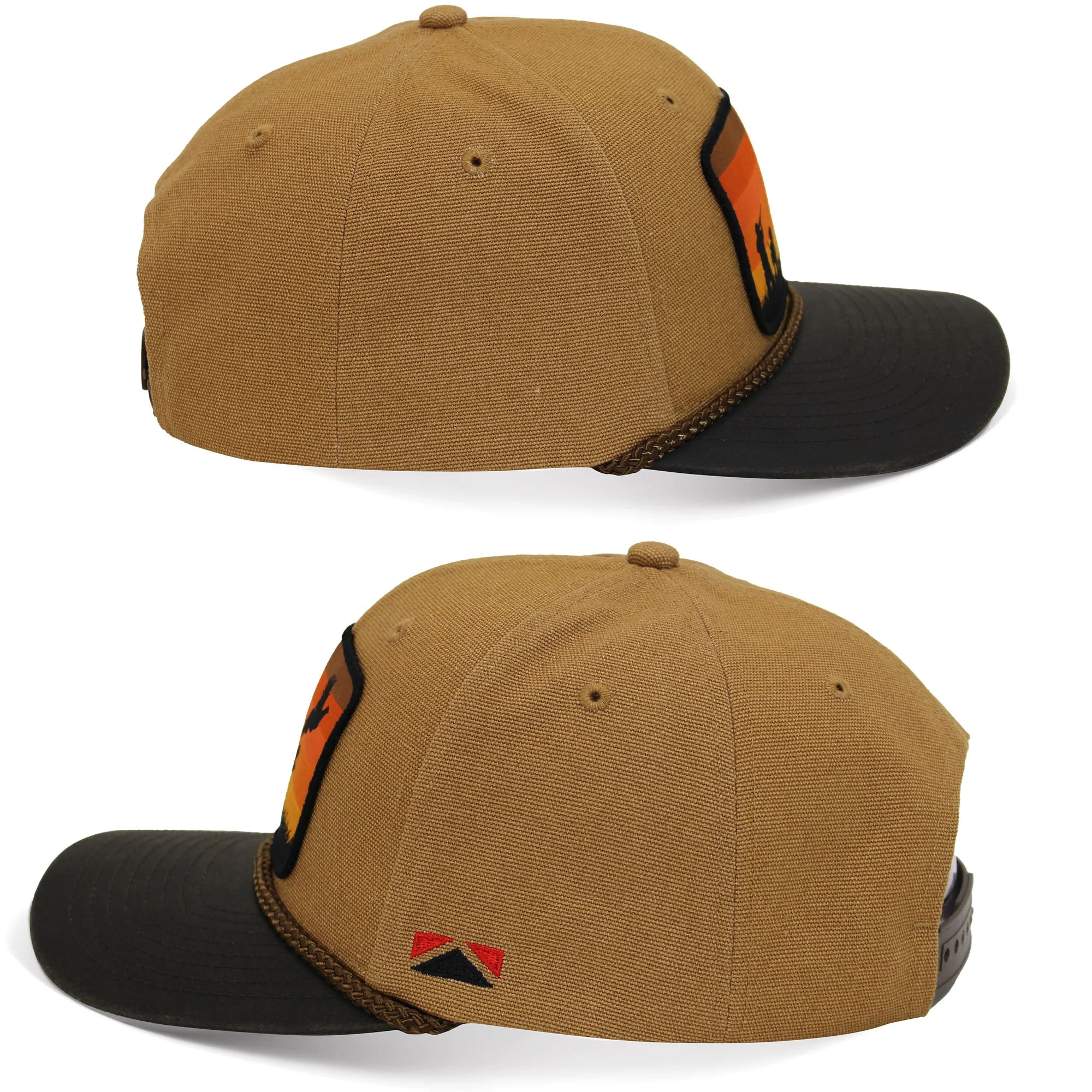 Canvas Upland Flush Patch Hat with Wax Cloth Visor - Image 3
