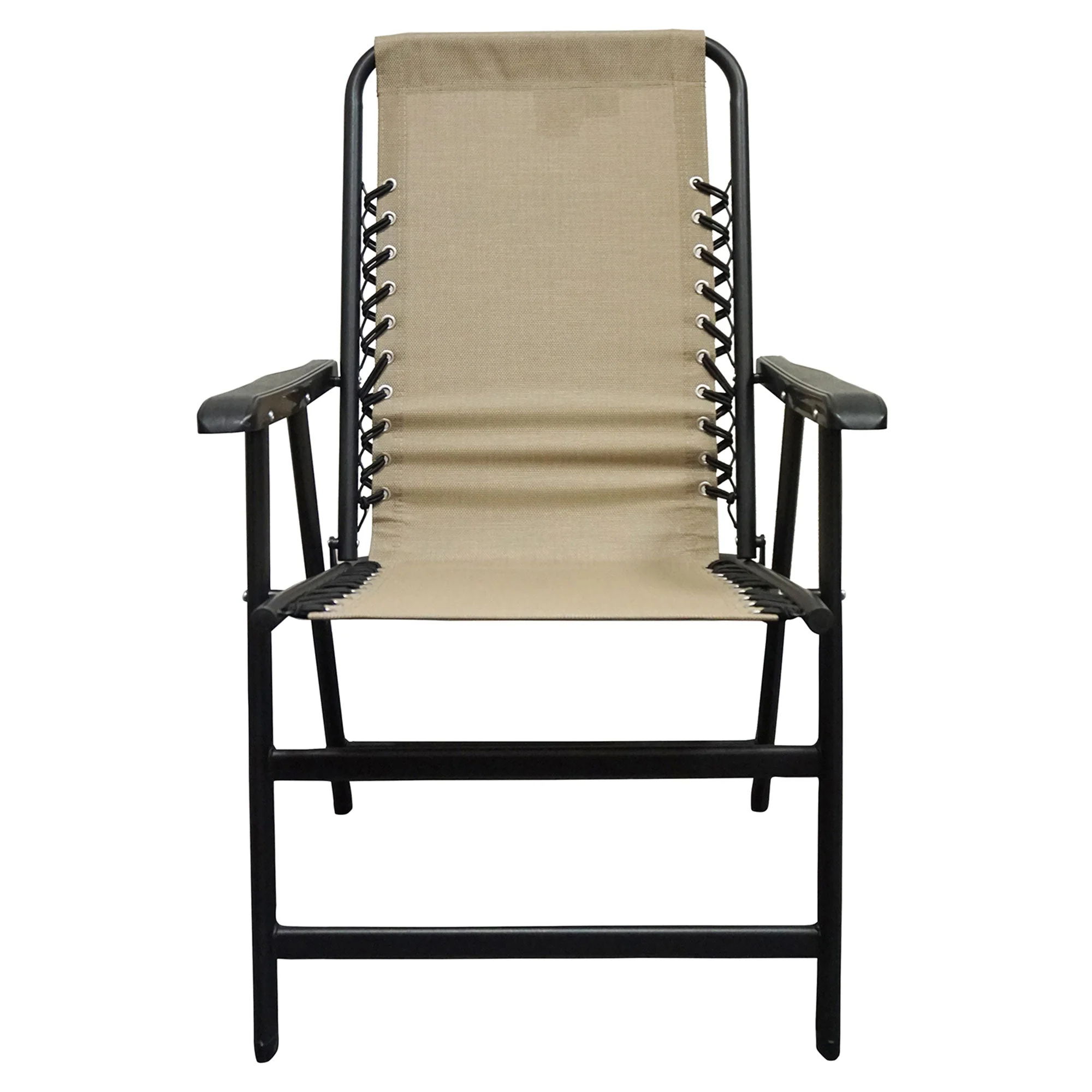 Caravan Canopy Infinity Suspension Portable Folding Sports Chair, Regular, Beige - Image 9