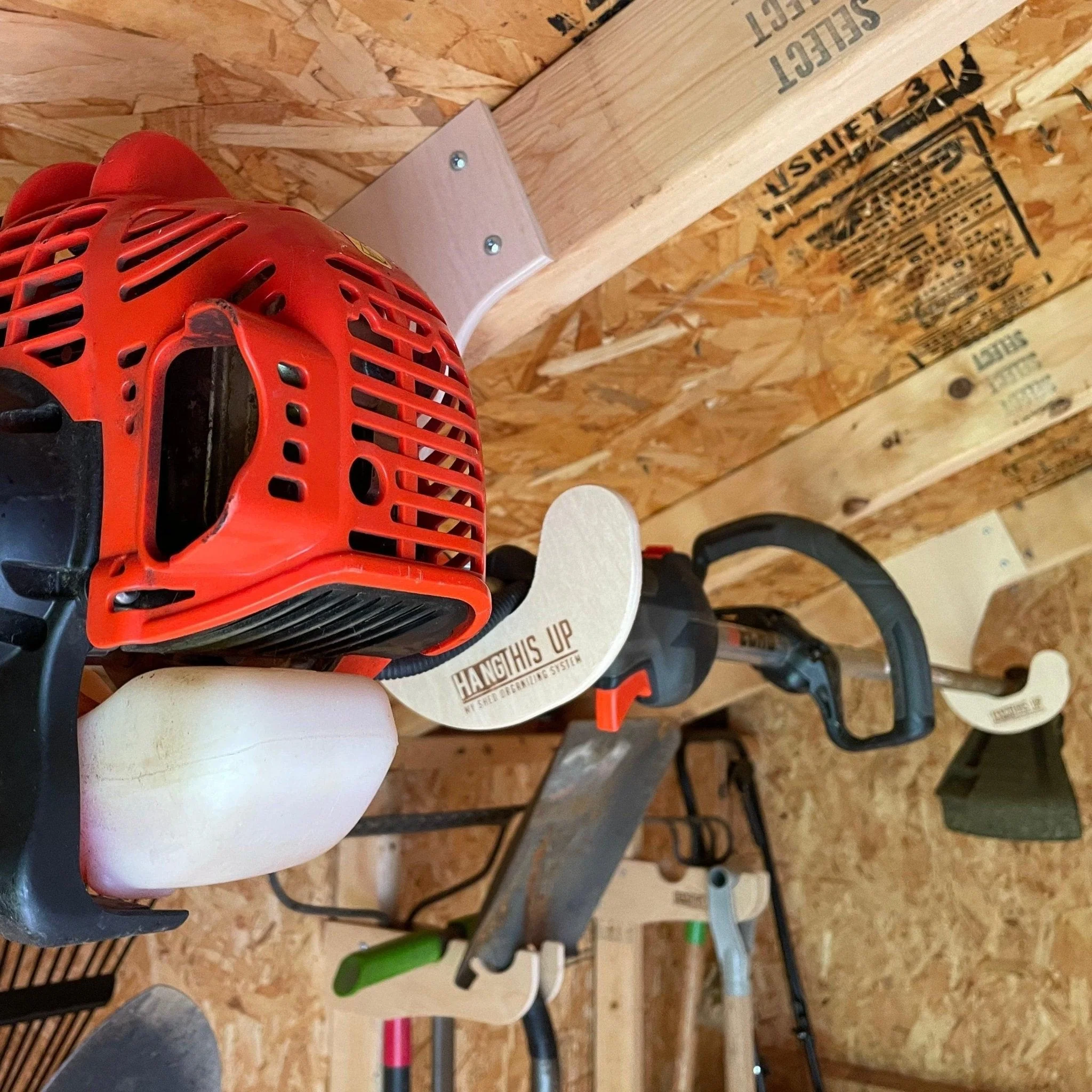 Ceiling Mounted Weed Wacker Rack - Image 6