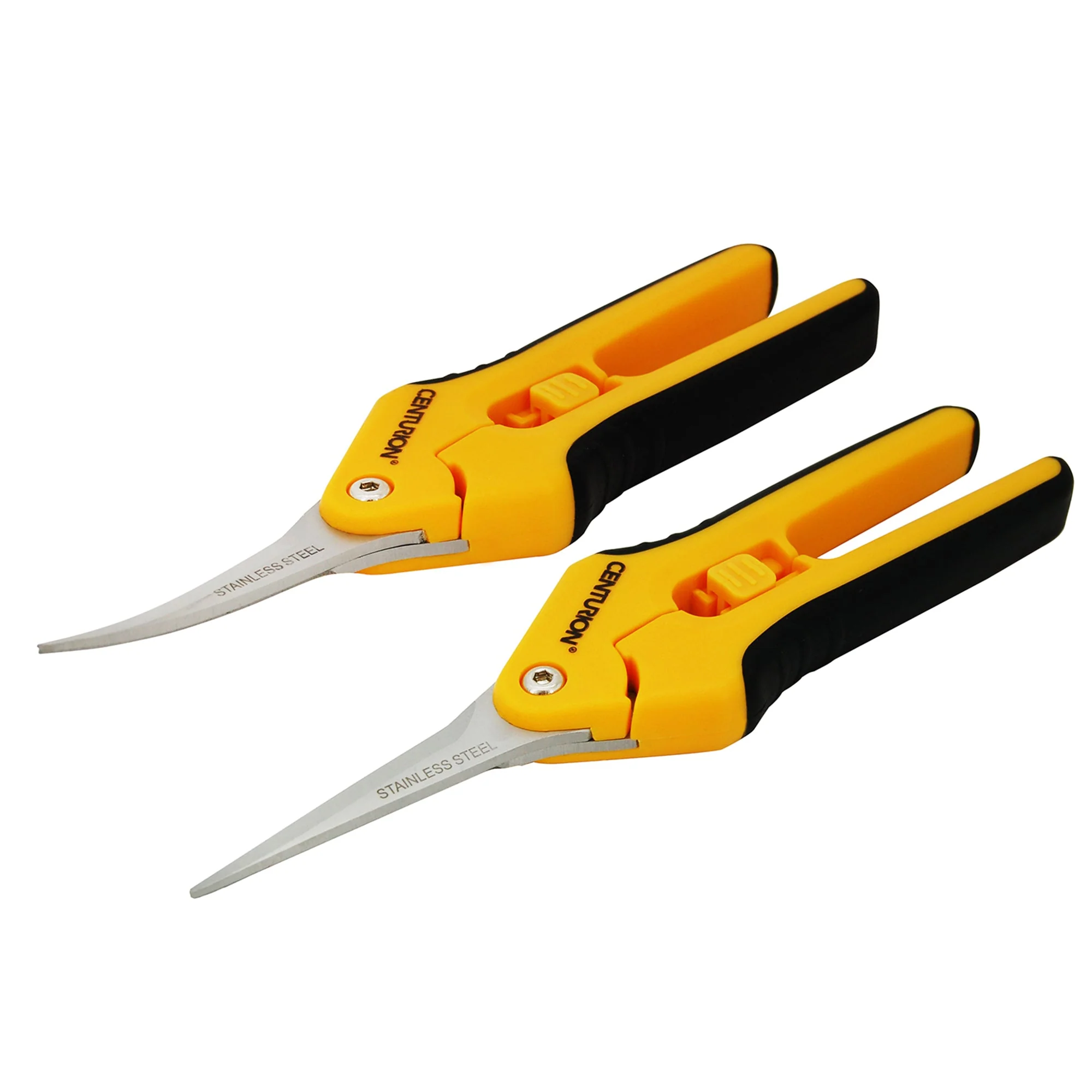 CENTURION Stainless Precision Snip Curved/Straight Pruning & Trimming Shear Set - Image 2