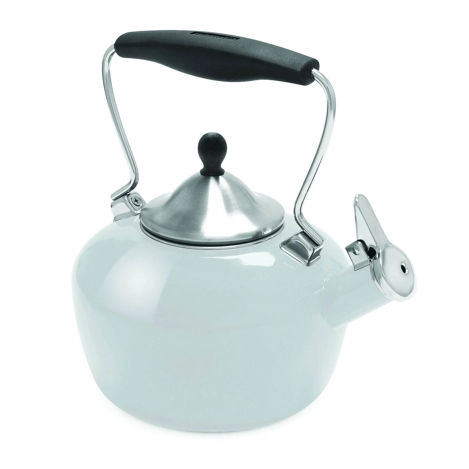 Chantal 1.8 Qt Enamel On Steel Catherine Whistle Teakettle, Lunar Rock (2 Pack) - Image 4