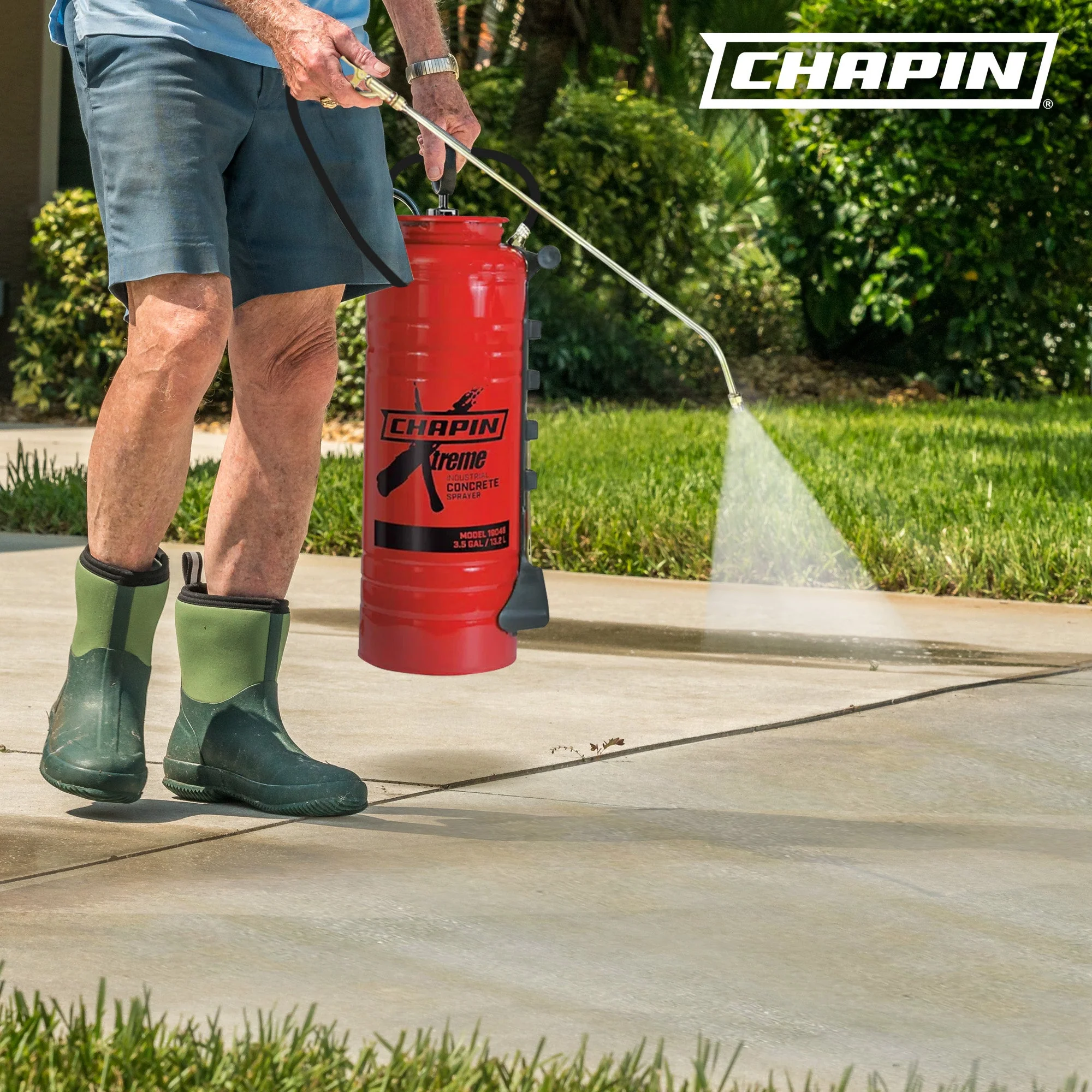 Chapin Xtreme 3.5 Gallon Tri Poxy Industrial Concrete Open Head Tank Sprayer - Image 5