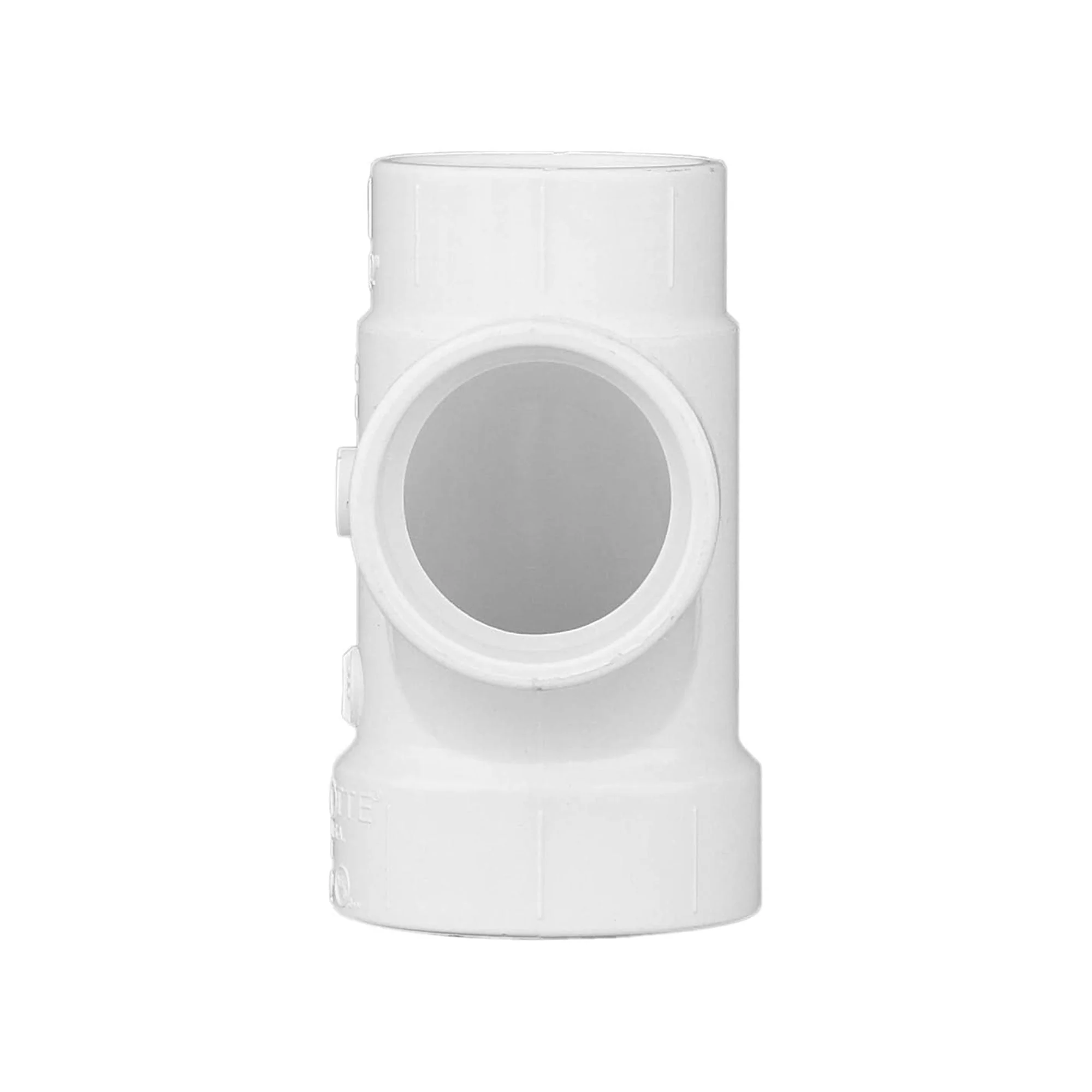 CHARLOTTE PIPE Schedule 40 DWV 6 Inch Non Pressure PVC Pipe Connector, White - Image 4