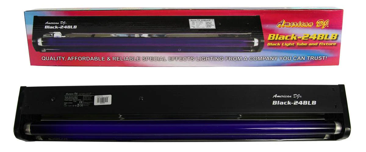 Chauvet DJ Hurricane 1800 FLEX DMX Fog Machine + 24 Inch Black Light (2 Pack) - Image 9