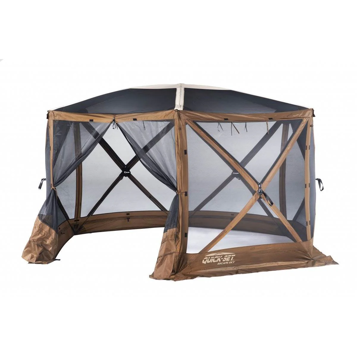 Clam Quick Set Escape Sky Screen Portable Gazebo, Wind and Sun Panels, Rain Fly - Image 2