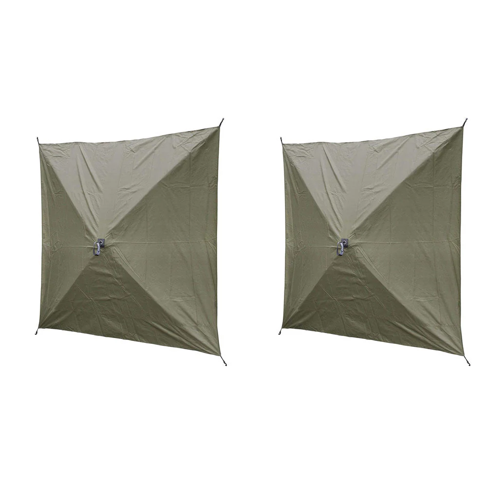 Clam Quick Set Screen Hub Green Tent Wind & Sun Panels, Accessory Only (4 Pack) - Image 2
