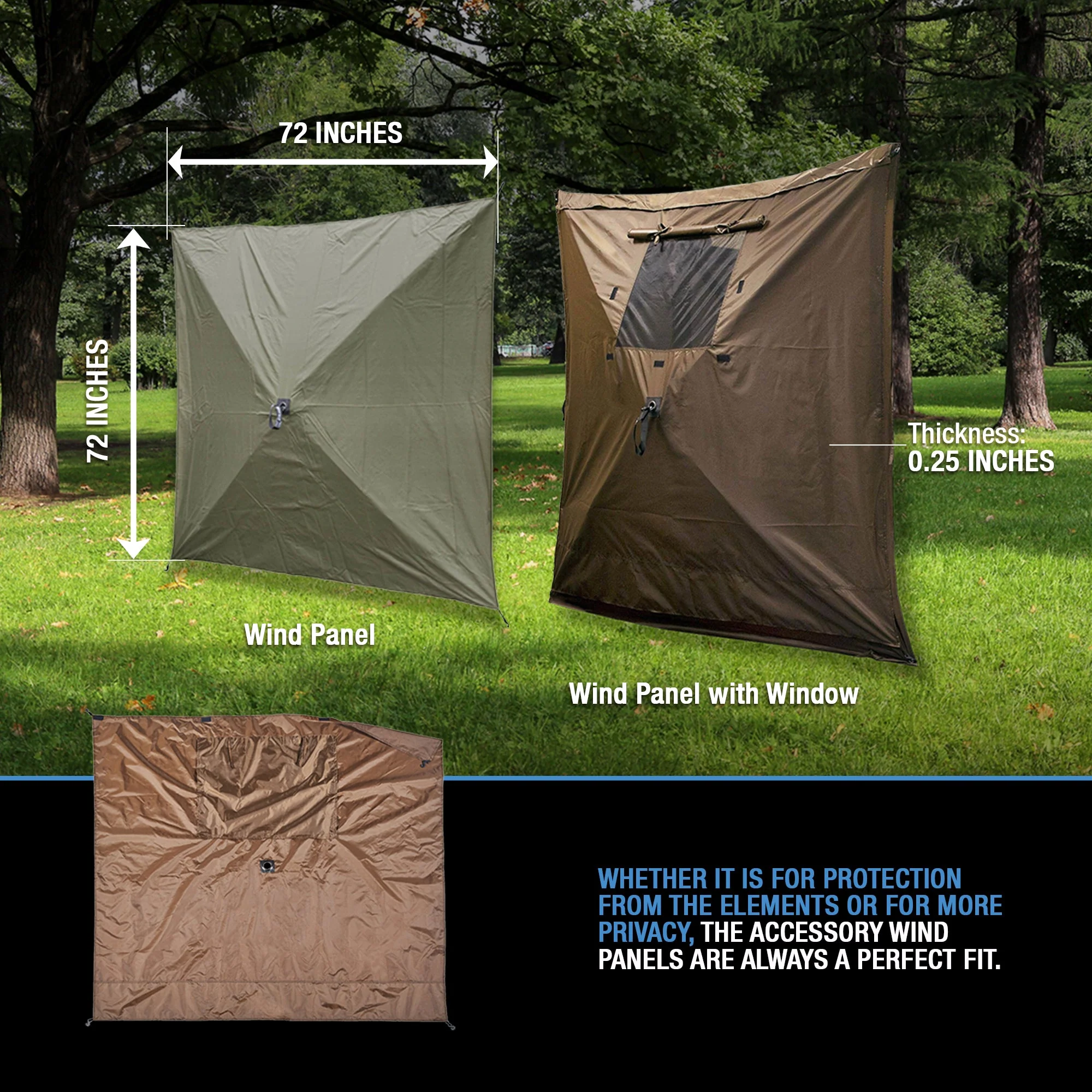 CLAM Quick Set Traveler Outdoor, Gray + CLAM Quick Set Screen, Gray (1 pack) - Image 7