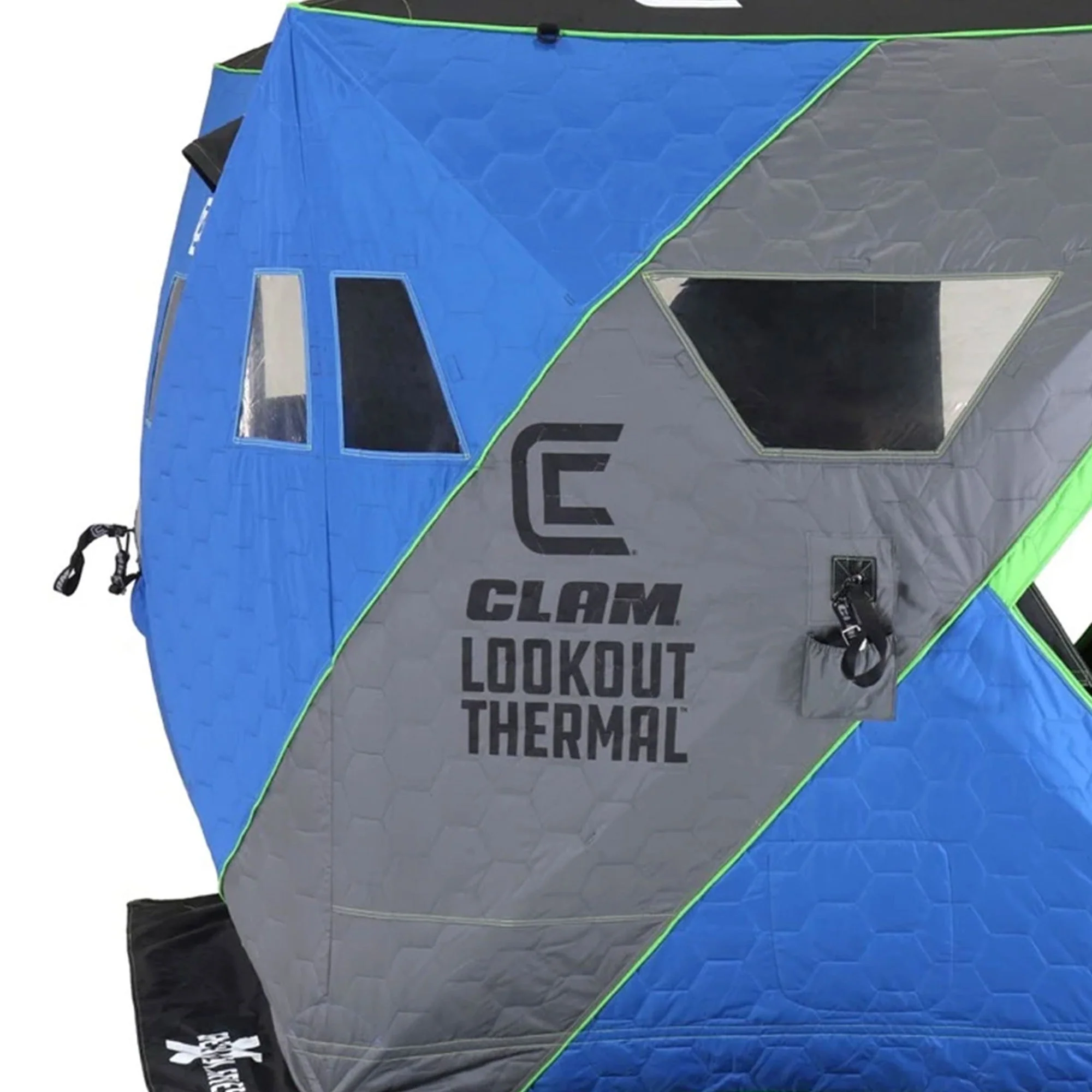 CLAM X500 Insulated Thermal Lookout Outdoor Fishing Hunting Hub Tent Shelter - Image 9