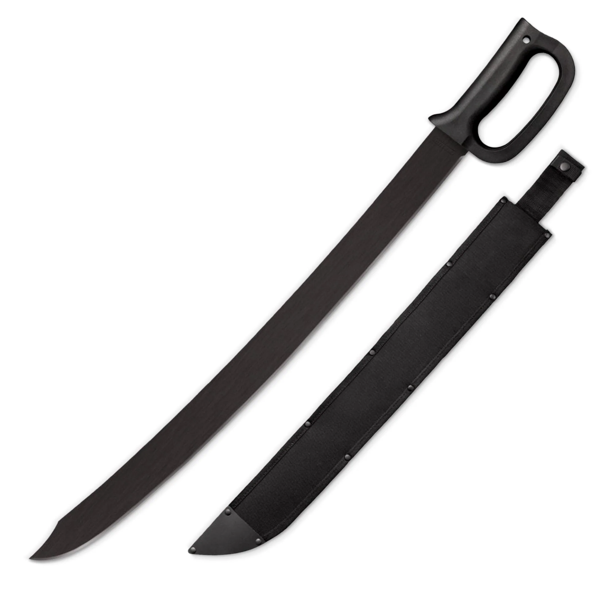 Cold Steel 24 Inch Carbon Steel Cutlass Machete with Sheath Cover Accessory