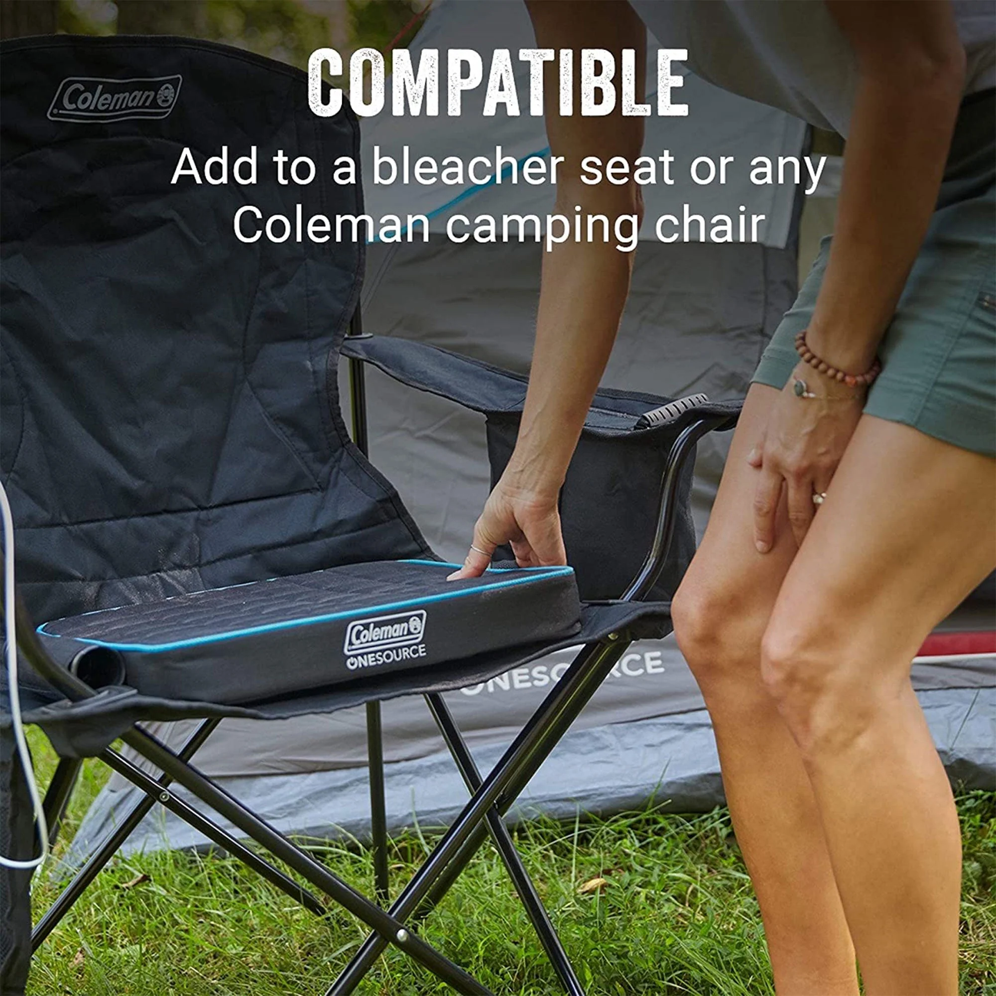 Coleman OneSource Outdoor Heated Camping Chair Pad with Rechargable Battery - Image 5