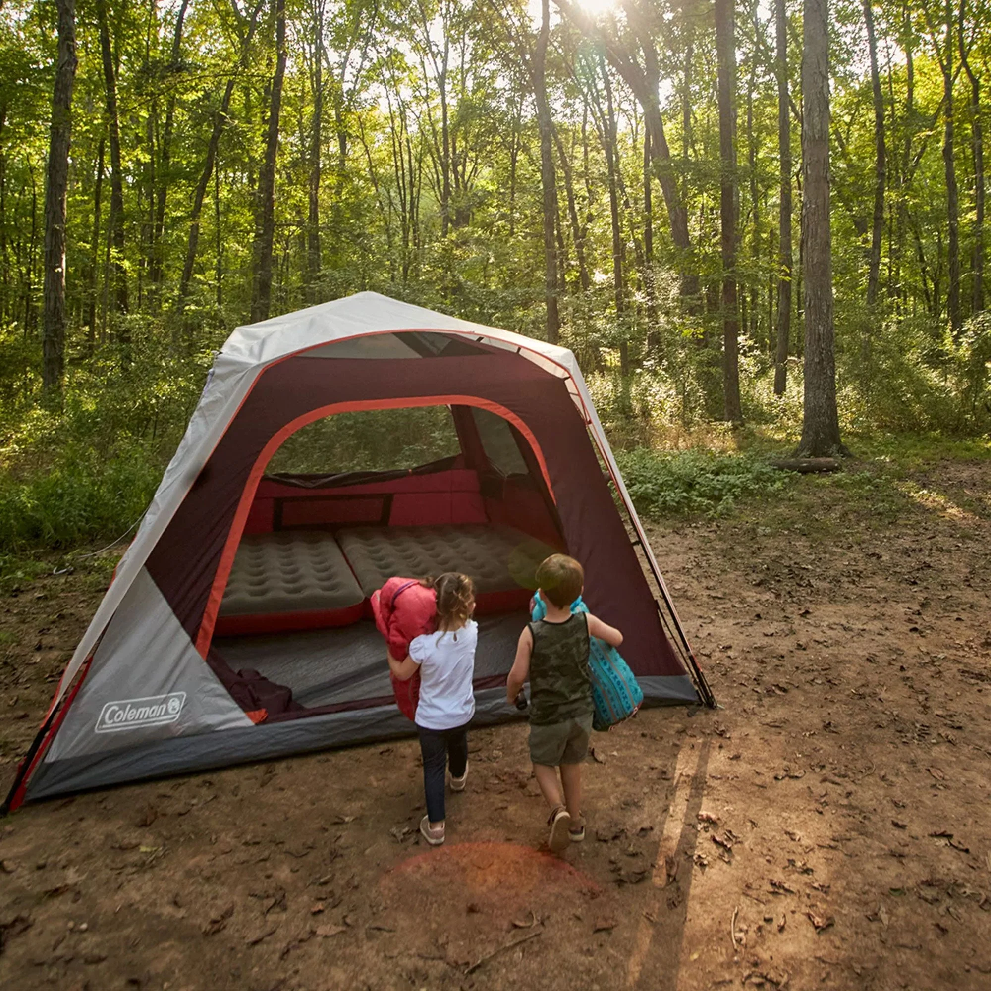 Coleman Skylodge Outdoor WeatherTec System Instant 10 Person Family Camping Tent - Image 7