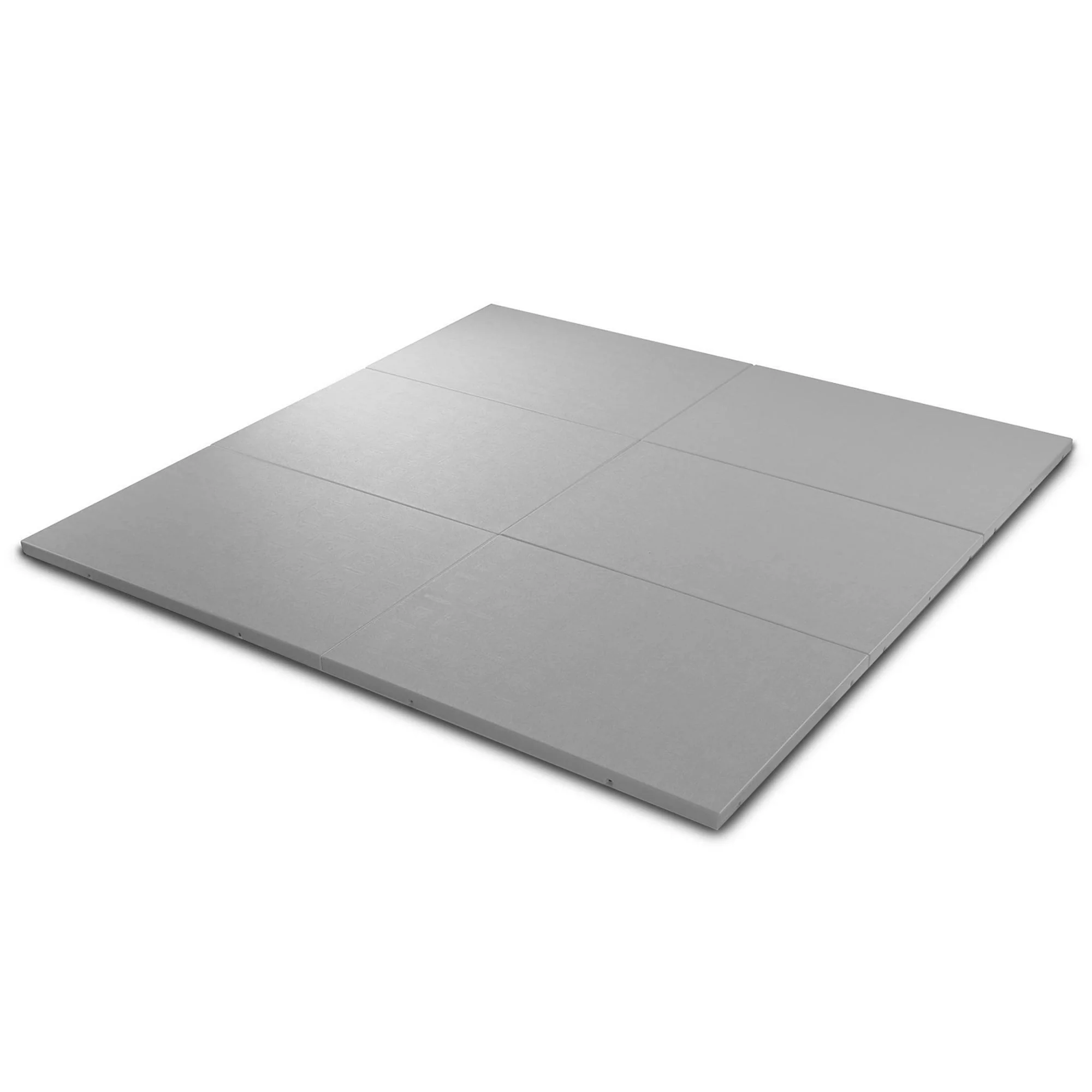 Confer Plastics Handi Spa Pad 32" x 48" Connectable Hot Tub Mat, Gray (6 Pack) - Image 7