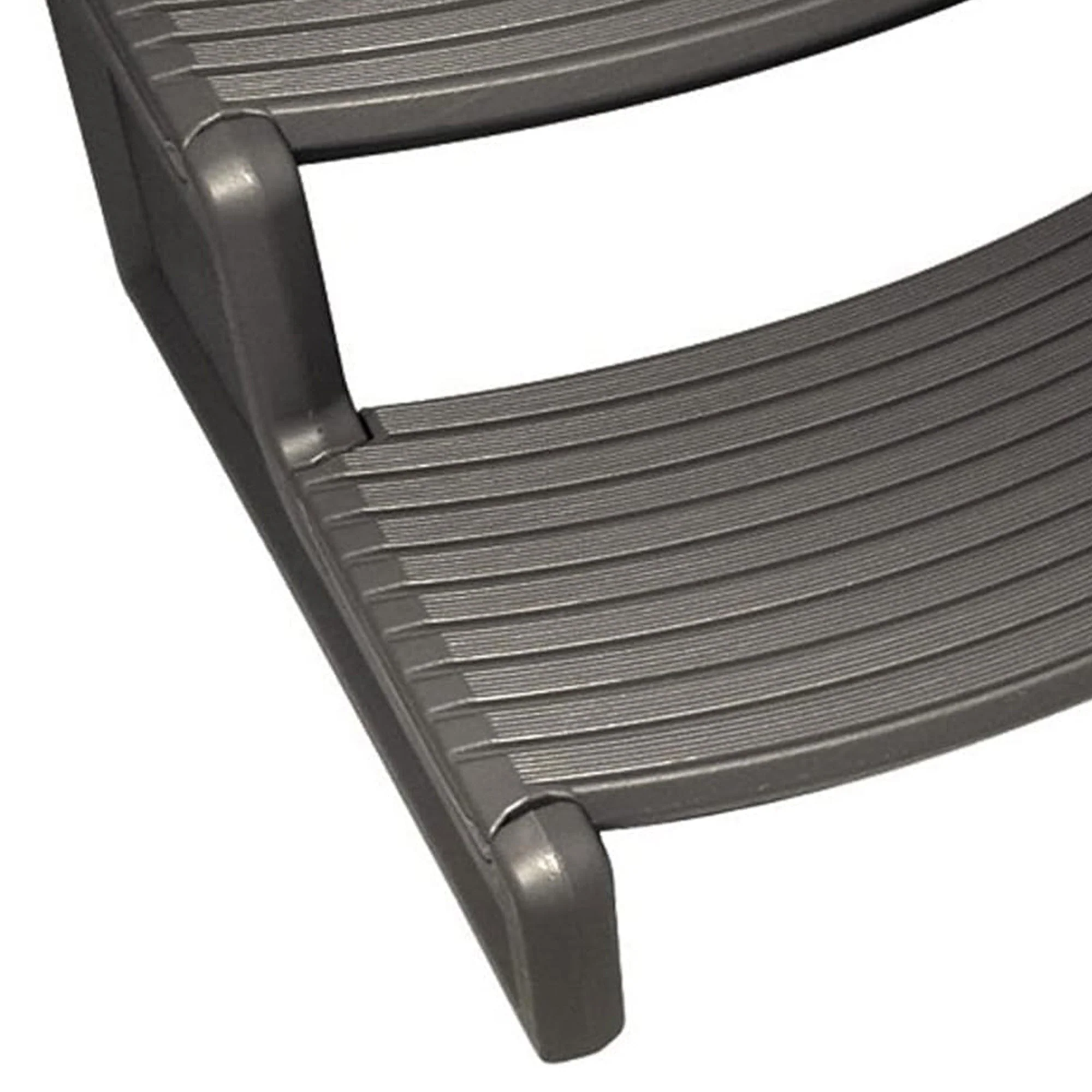 Confer Plastics Handi-Step Spa Hot Tub Stairs for Straight/Curved Spas, Charcoal - Image 7