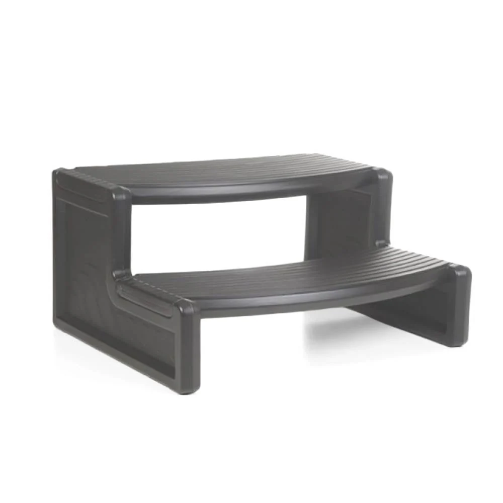 Confer Plastics Handi-Step Spa Hot Tub Stairs for Straight/Curved Spas,Deep Grey - Image 4