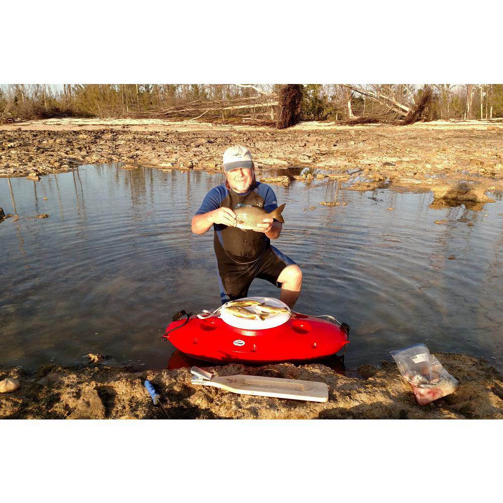 CreekKooler 30 Qt Floating Insulated Beverage Kayak White Cooler w/ 8' Rope - Image 5