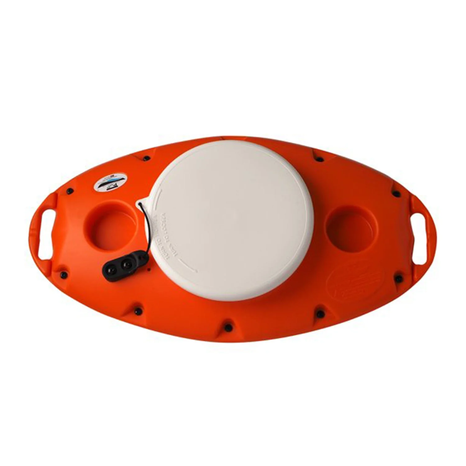CreekKooler Pup 15 Quart Portable Floating Beverage Water/Can Cooler, Orange - Image 4