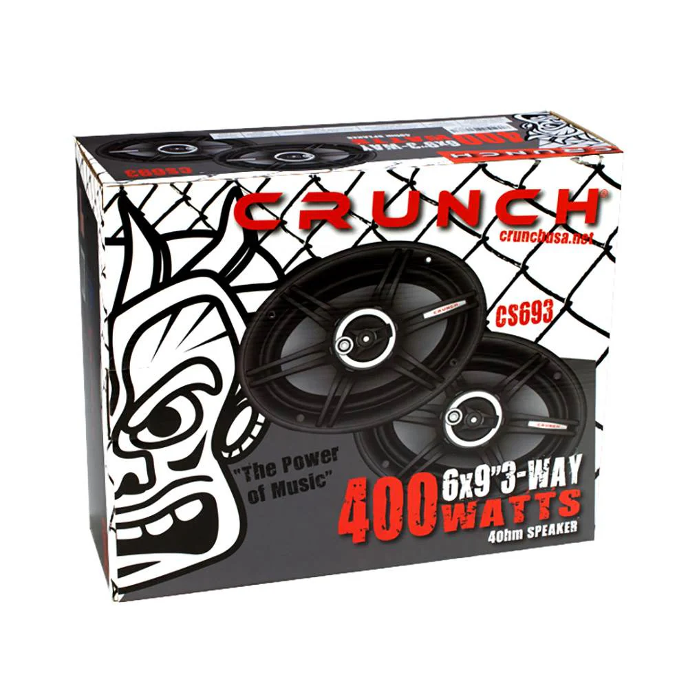 Crunch 300 Watts 6.5-Inch CS Speakers + 400 Watts 6x9 Inches Coaxial CS Speakers - Image 10